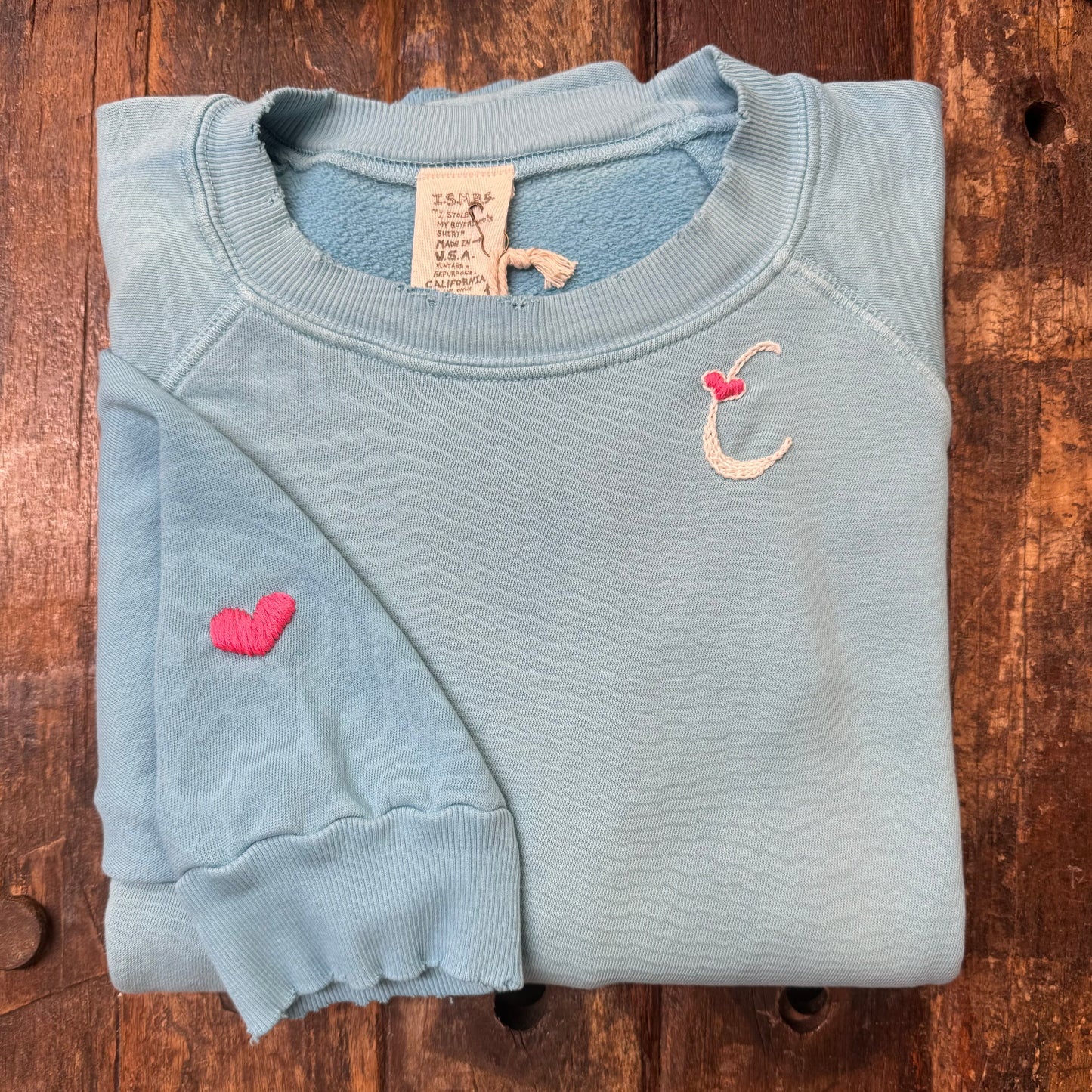 Monogram Heart (Choose Your Alphabet) Sweatshirt(15Colors)