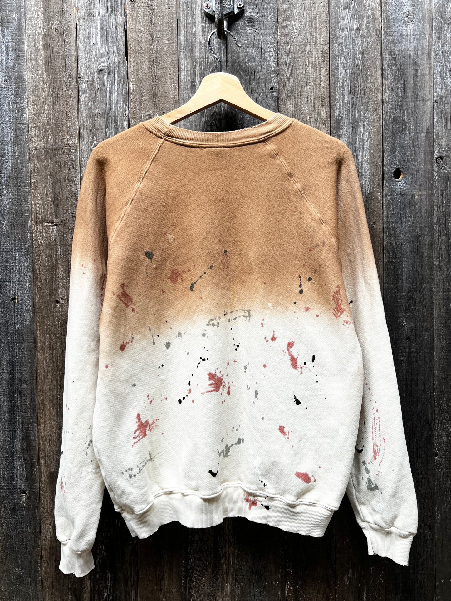 Tiger MAMA Graphic Paint Splash & Spray Ombre Sweatshirt(3 Colors)