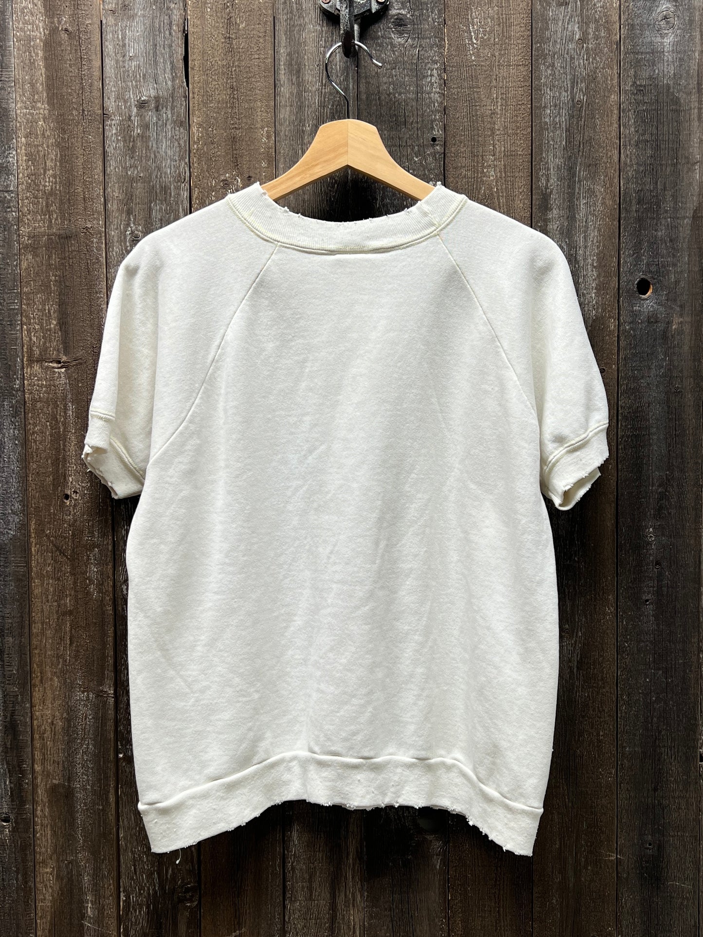 L.LEMON VINTAGE SHORTY SWEATS WITH CUSTOM HAND EMBROIDERY-S/M