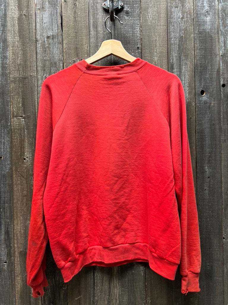 Vintage Wisconsin Sweatshirt -S-Customize Your Embroidery Wording
