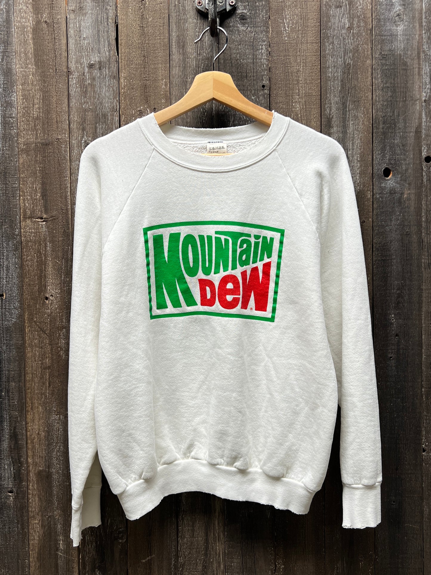 Vintage Mountain Dew Sweatshirt -M-Customize Your Embroidery Wording