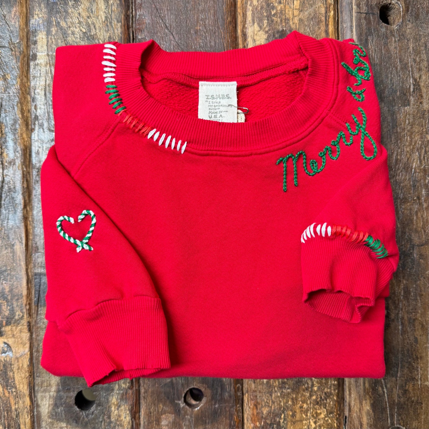 CHRISTMAS SPECIAL PERSONALIZED HAND EMBROIDERY (7 Colors)