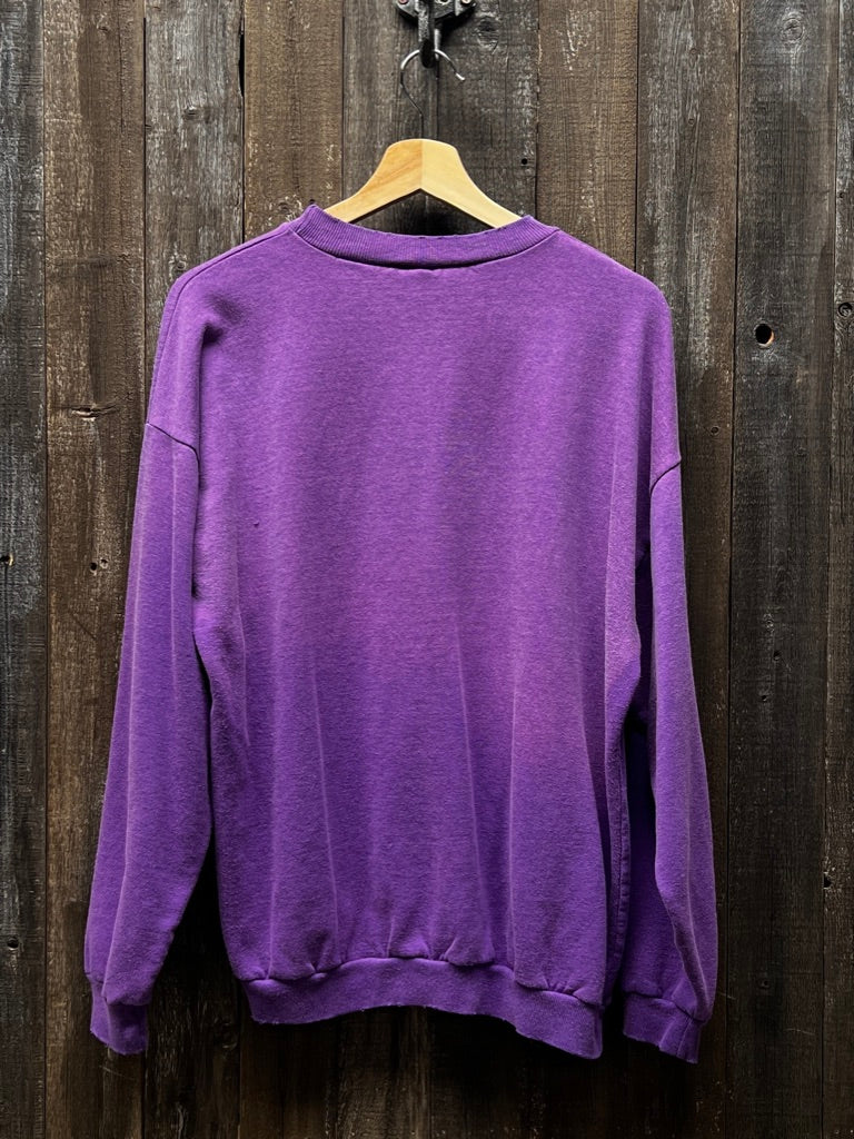 Vintage Universite Paris Sorbone Sweatshirt -L-Customize Your Embroidery Wording