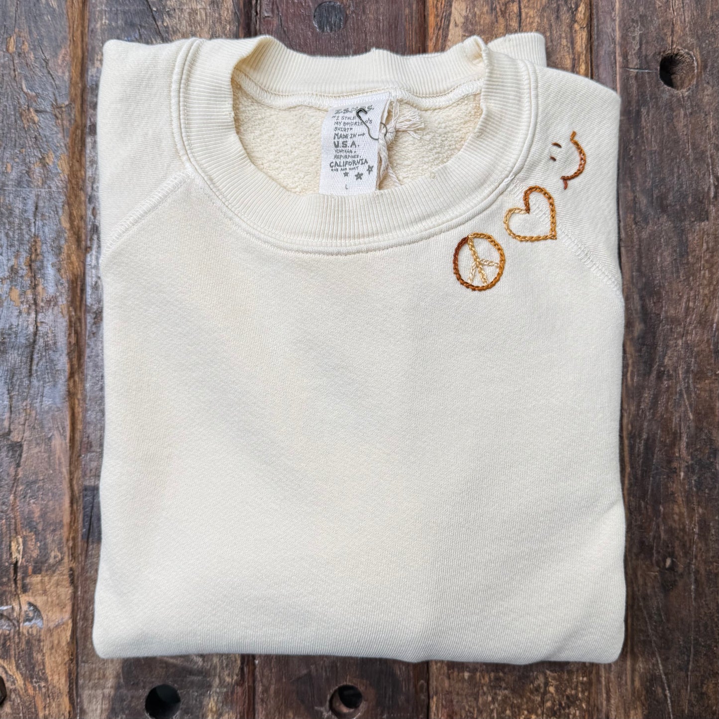 Peace Love Smile Sweatshirt