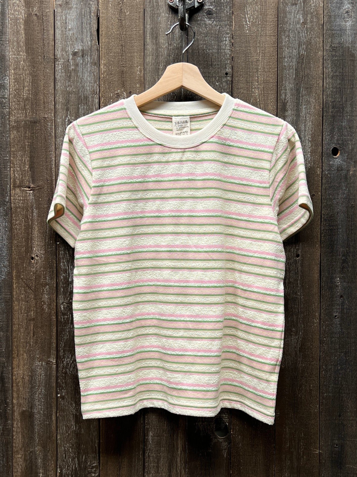 TERRY TEE -CUSTOM HAND EMBROIDERY(4 Colors)