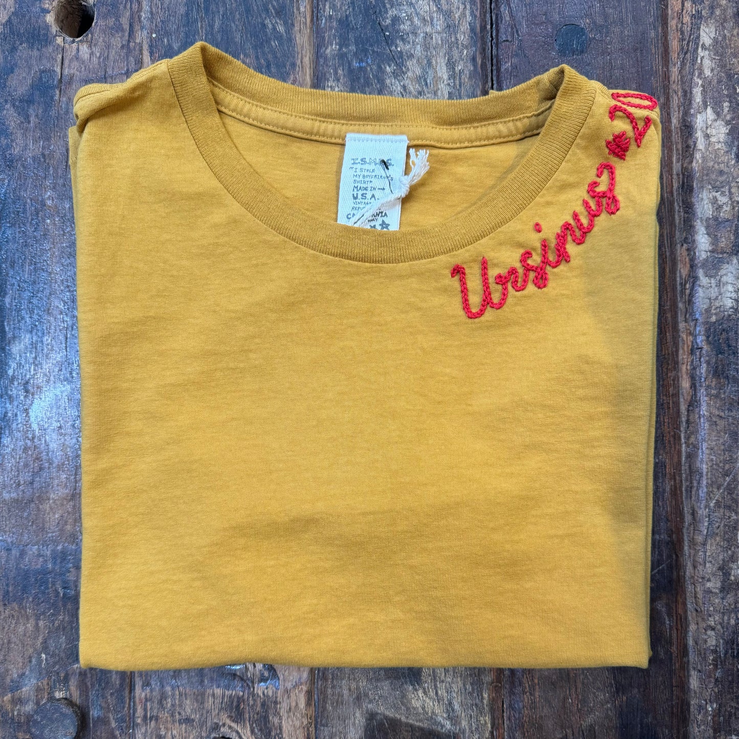 VARSITY S/S TEE PACK WITH CUSTOM HAND EMBROIDERY (4 Colors)