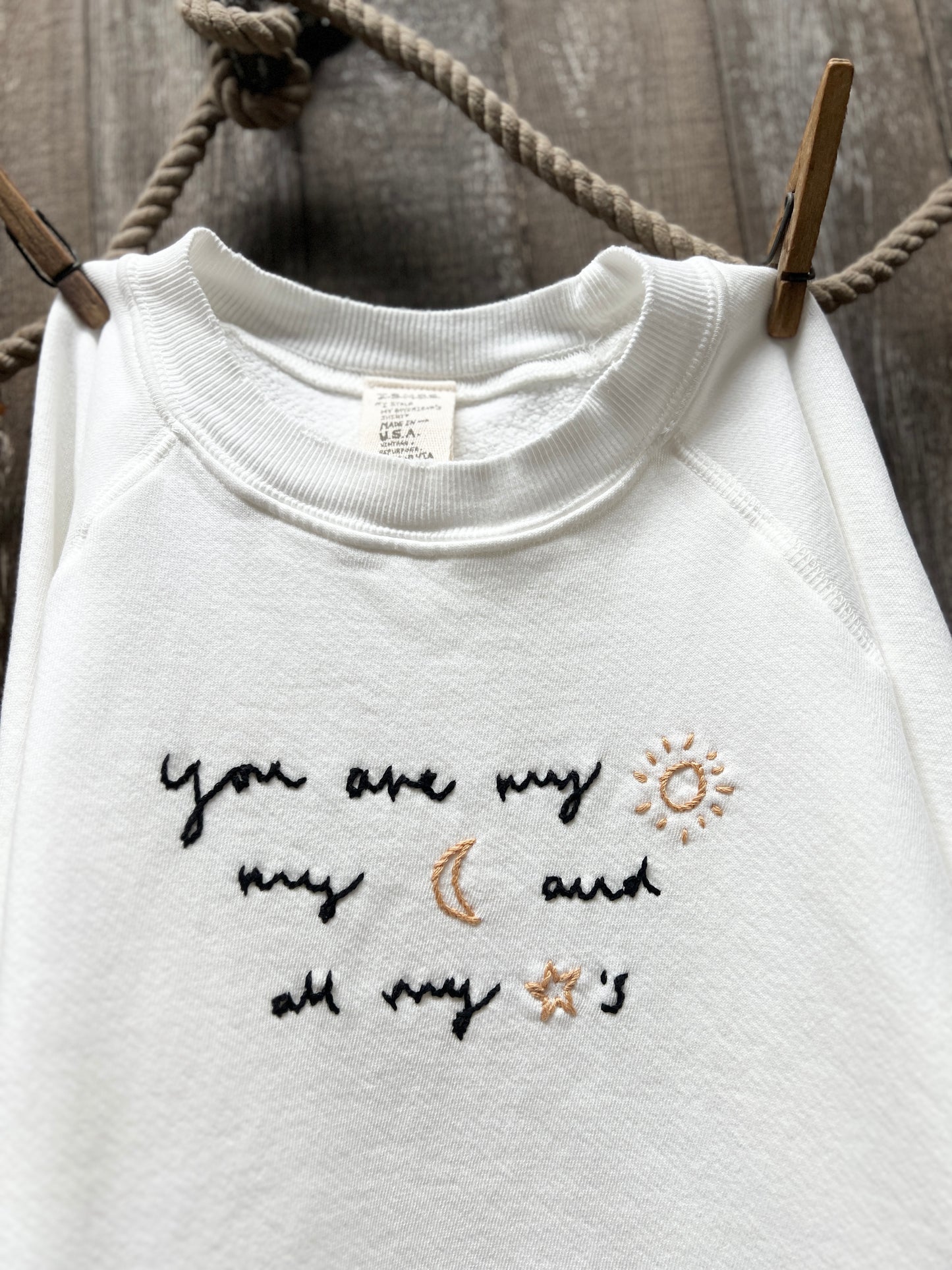 You are My Sun, Moon & Stars Sweatshirt(14 Colors)