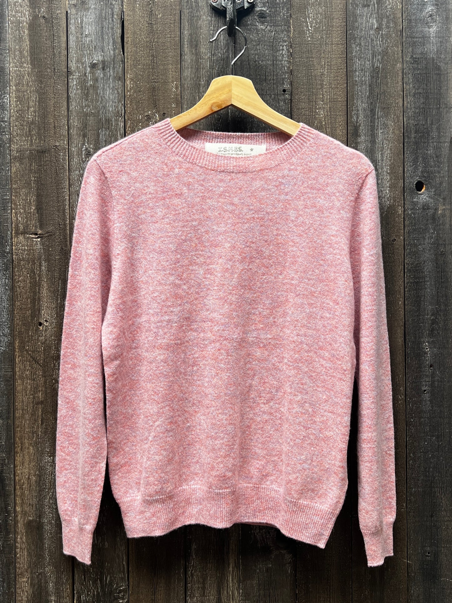 100% Cashmere Sweater - Customize Your Embroidery Wording(12 Colors)