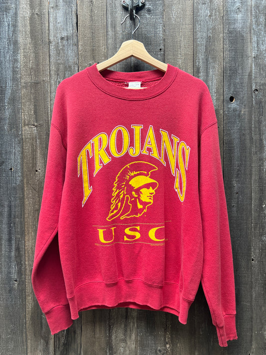 USC Trojans Sweatshirt -M/L-Customize Your Embroidery Wording