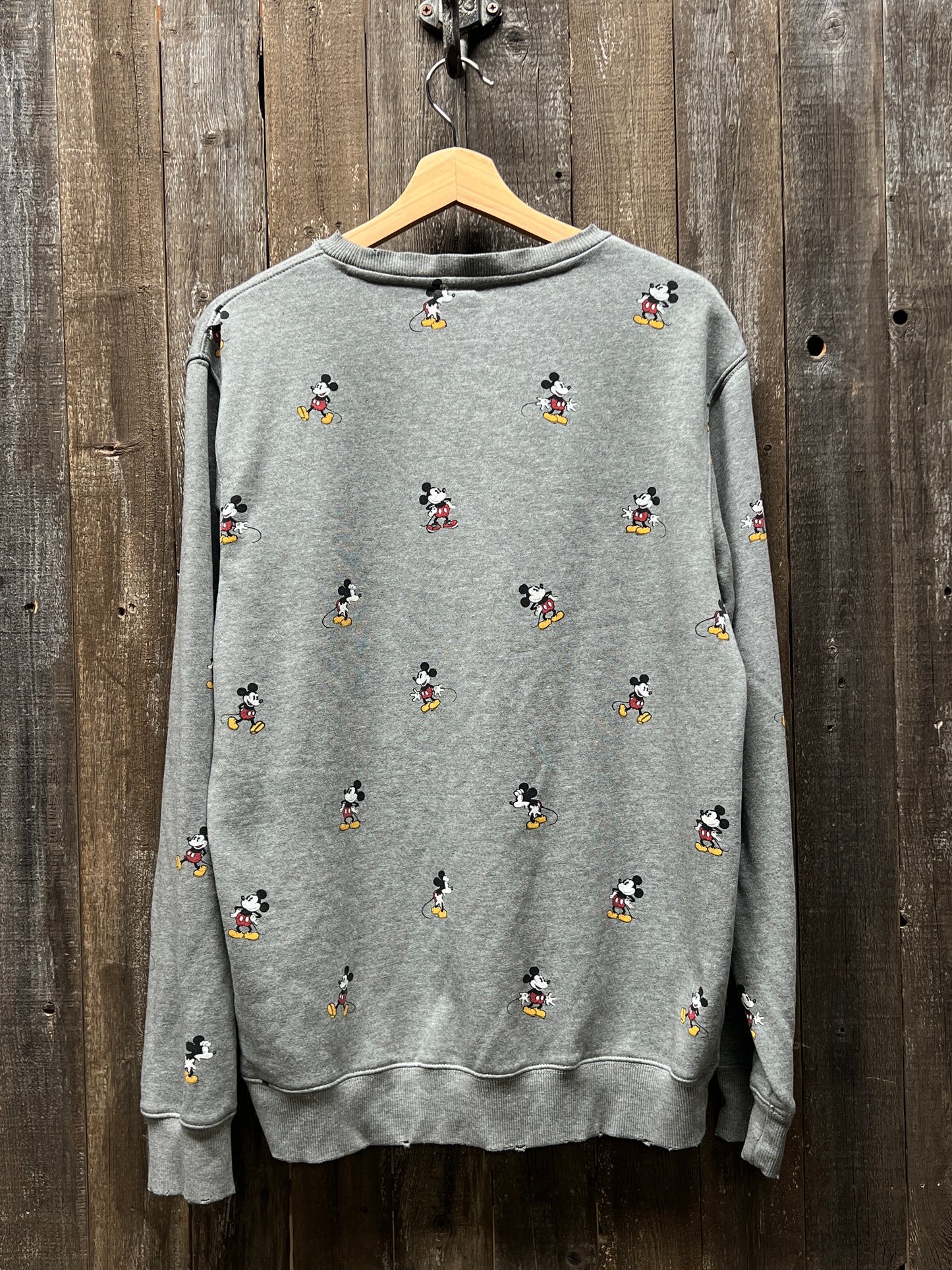 Vintage Allover Mickey Sweatshirt - Customize Your Embroidery Wording
