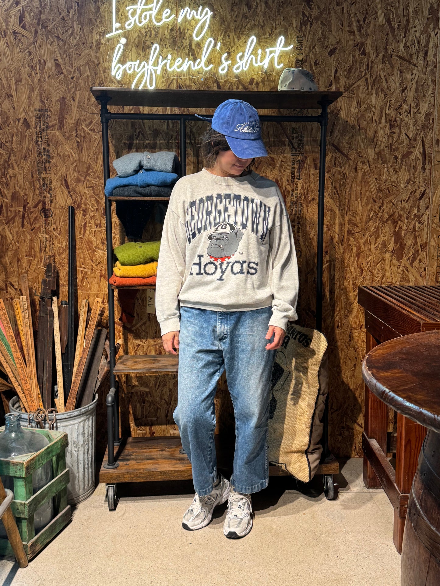Georgetown Sweatshirt -M/L-Customize Your Embroidery Wording