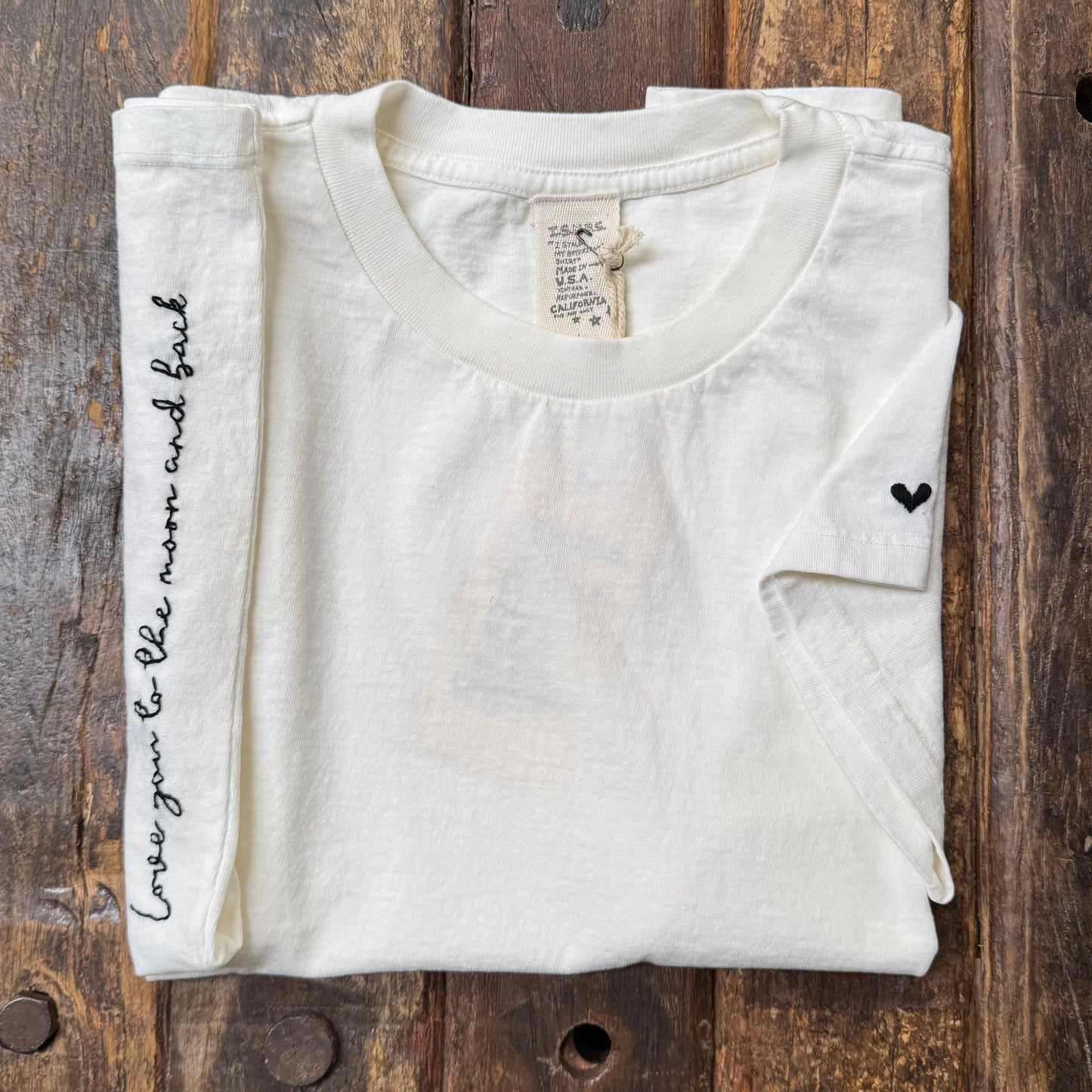 Greatest of all ❤️ TEE WITH PERSONALIZED HAND EMBROIDERY