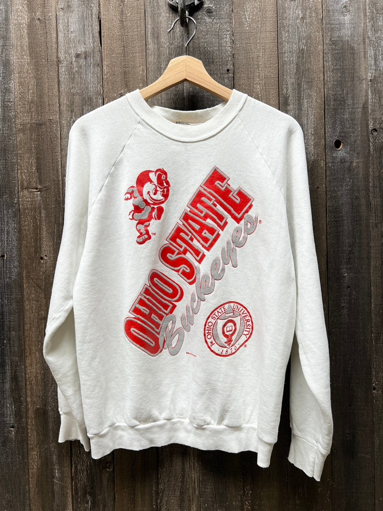 Vintage Ohio State Sweatshirt -S-Customize Your Embroidery Wording
