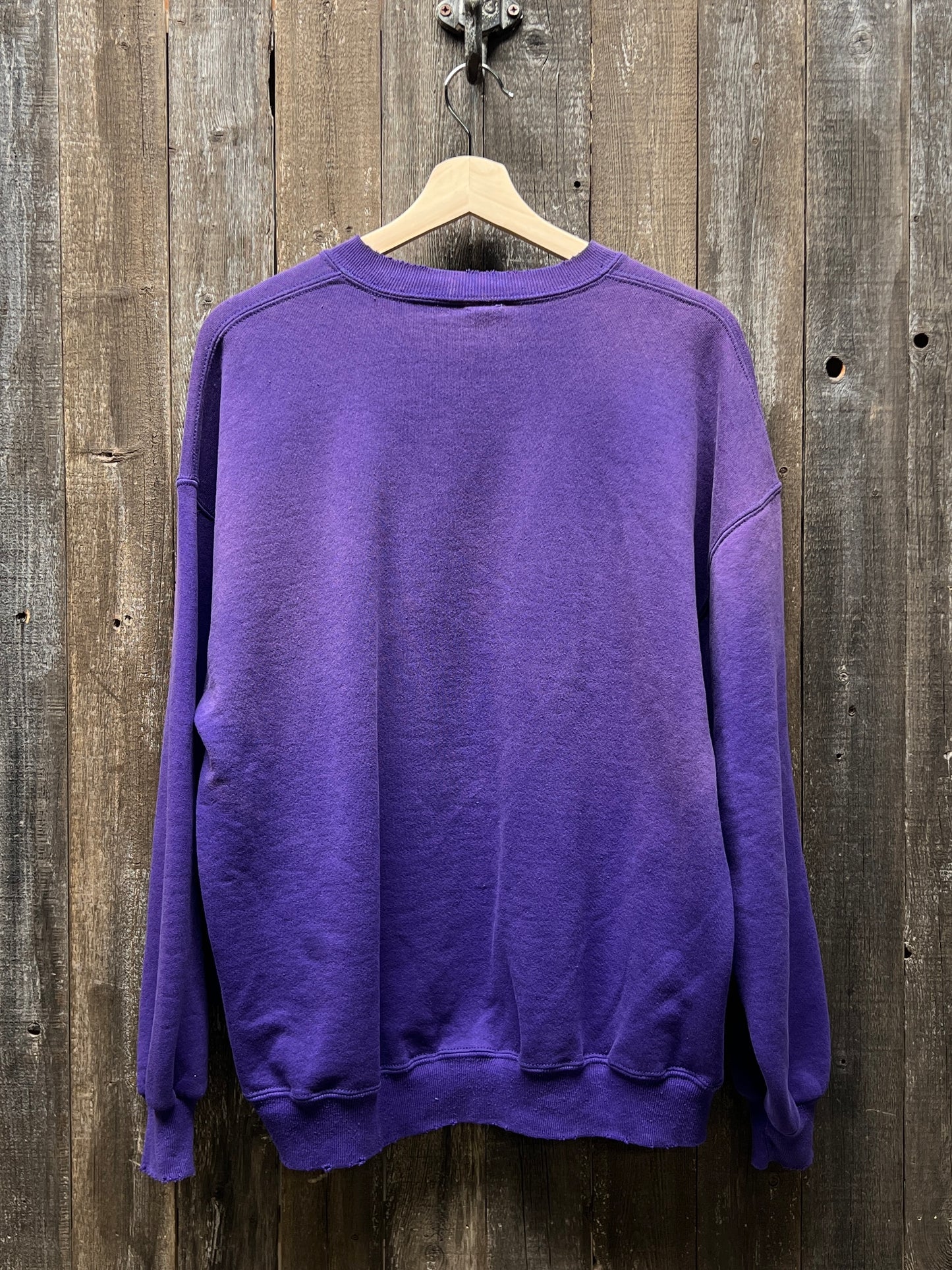 Vintage Minnesota Vikings Sweatshirt -L-Customize Your Embroidery Wording