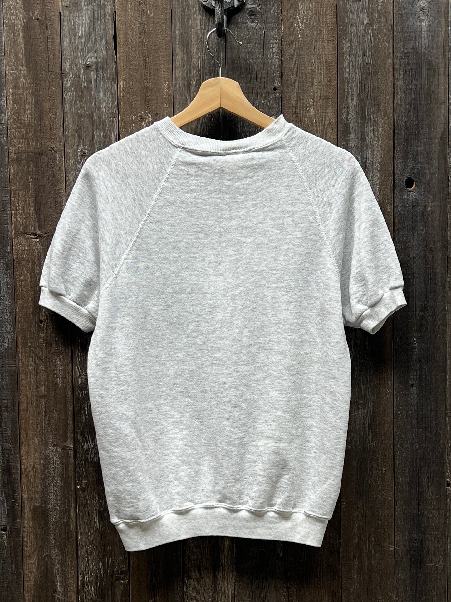 H. GREY VINTAGE SHORTY SWEATS WITH CUSTOM HAND EMBROIDERY-S