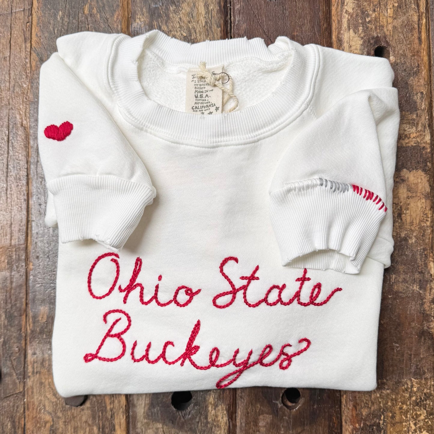 SPORTS TEAM PERSONALIZED HAND EMBROIDERY ON CHEST (19 Colors)