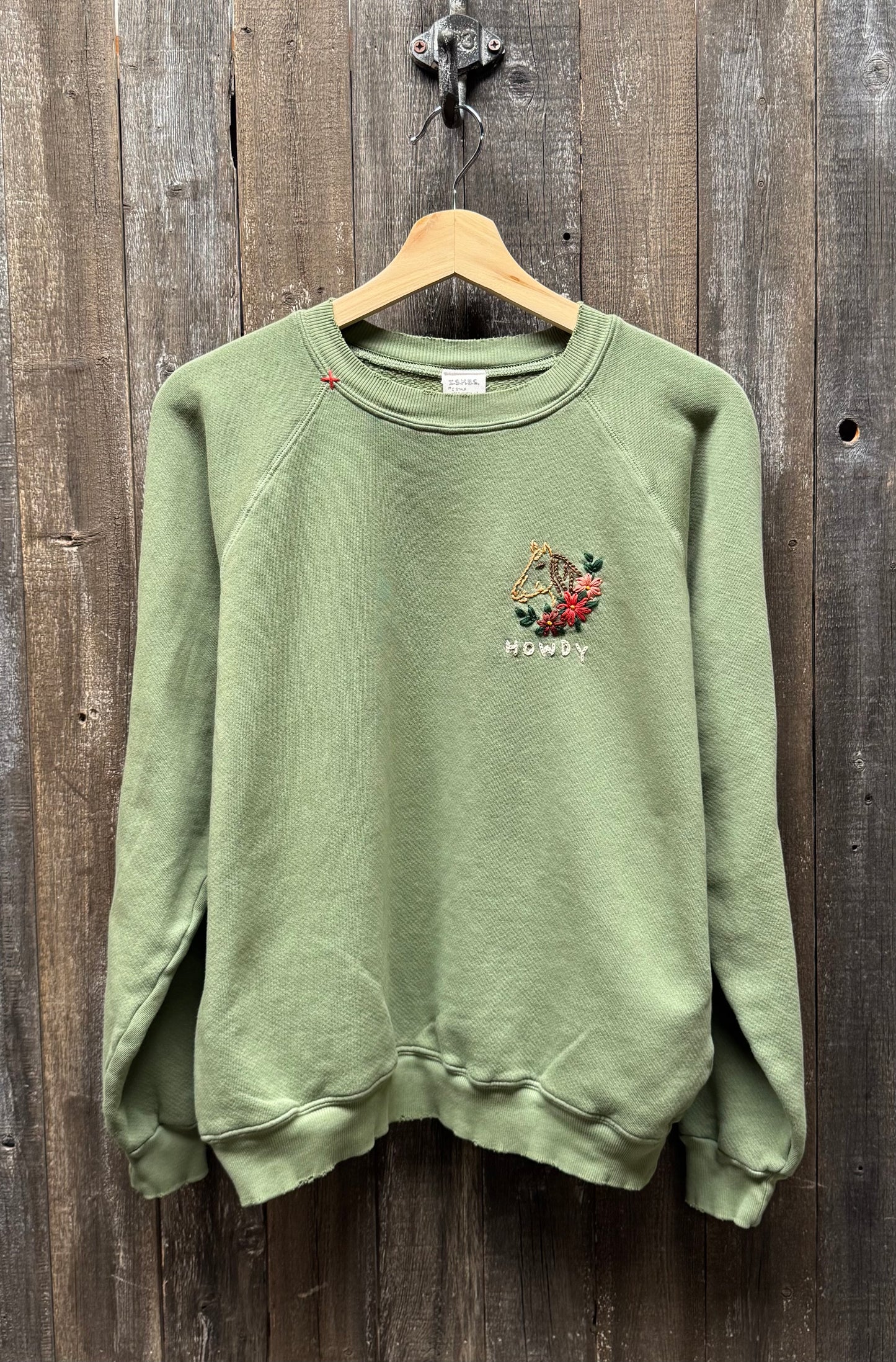Horse/Flower Howdy Sweatshirt (20 Colors)