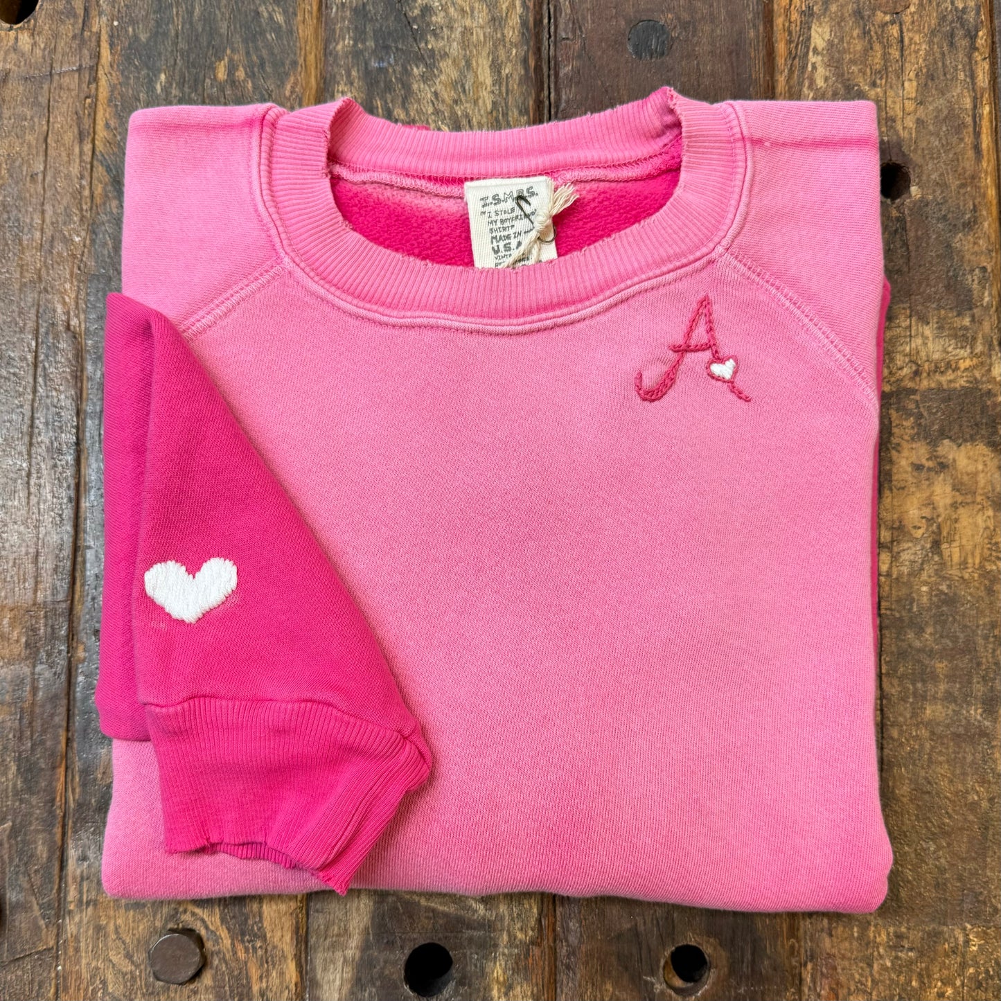 Monogram Heart (Choose Your Alphabet) Sweatshirt(15Colors)