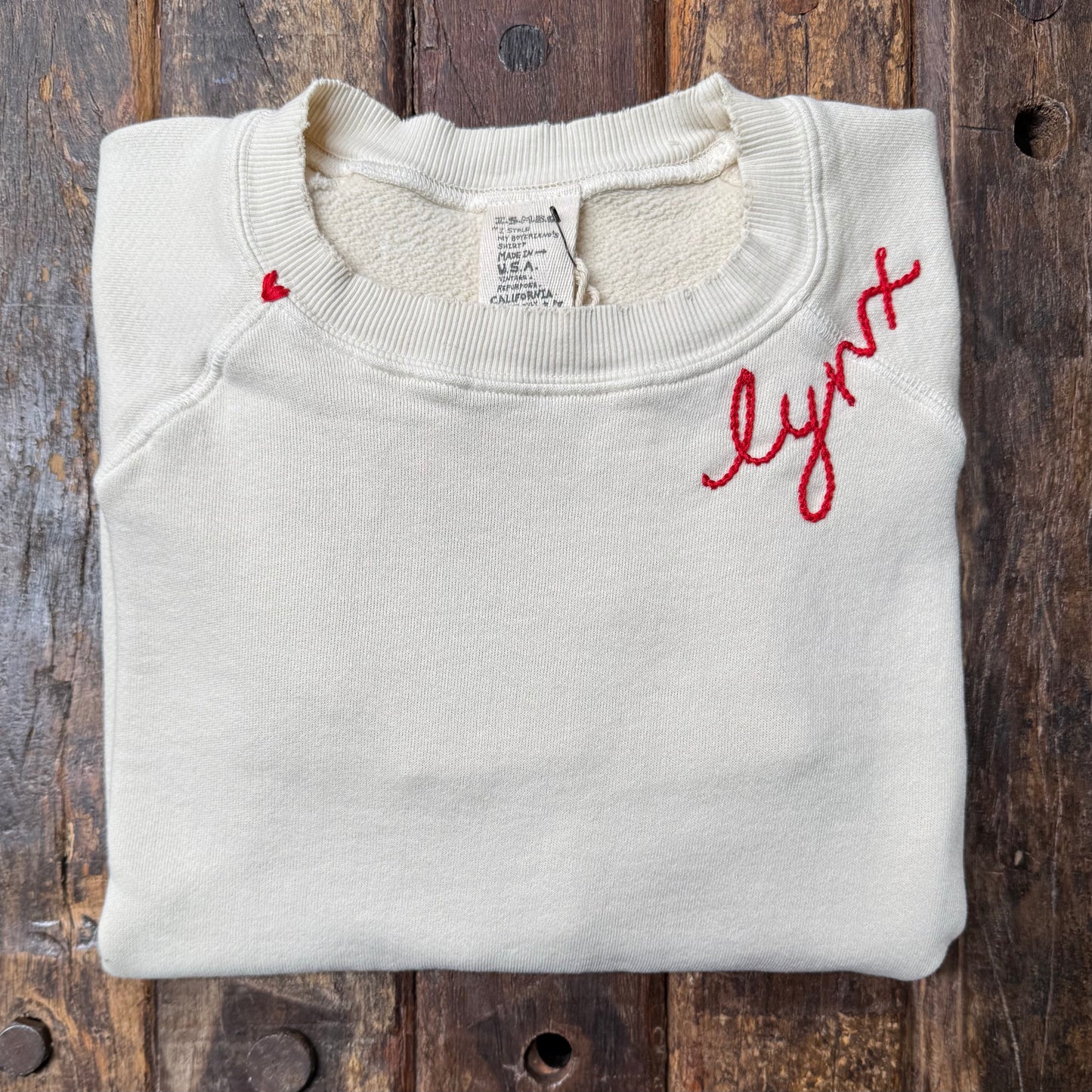 TINY ❤️ W/ Personalized Hand Embroidery (13 Colors)