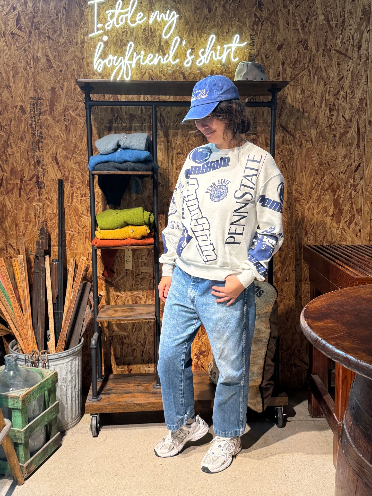 Vintage Penn State Sweatshirt -S/M-Customize Your Embroidery Wording