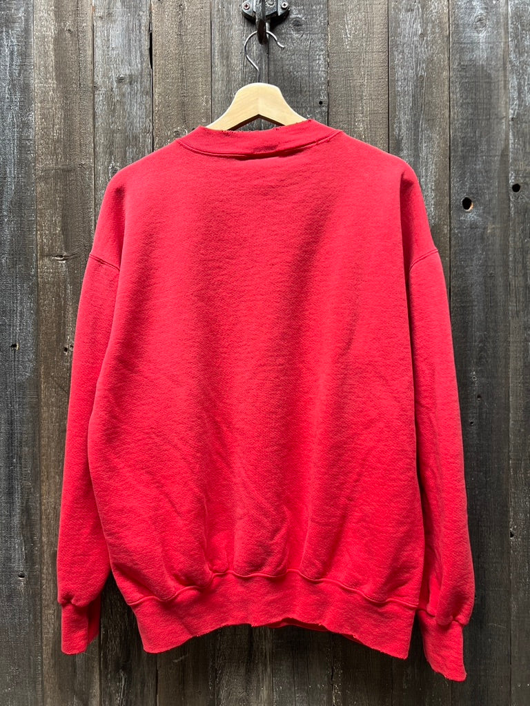 Vintage Kansas City Chiefs Sweatshirt -L-Customize Your Embroidery Wording
