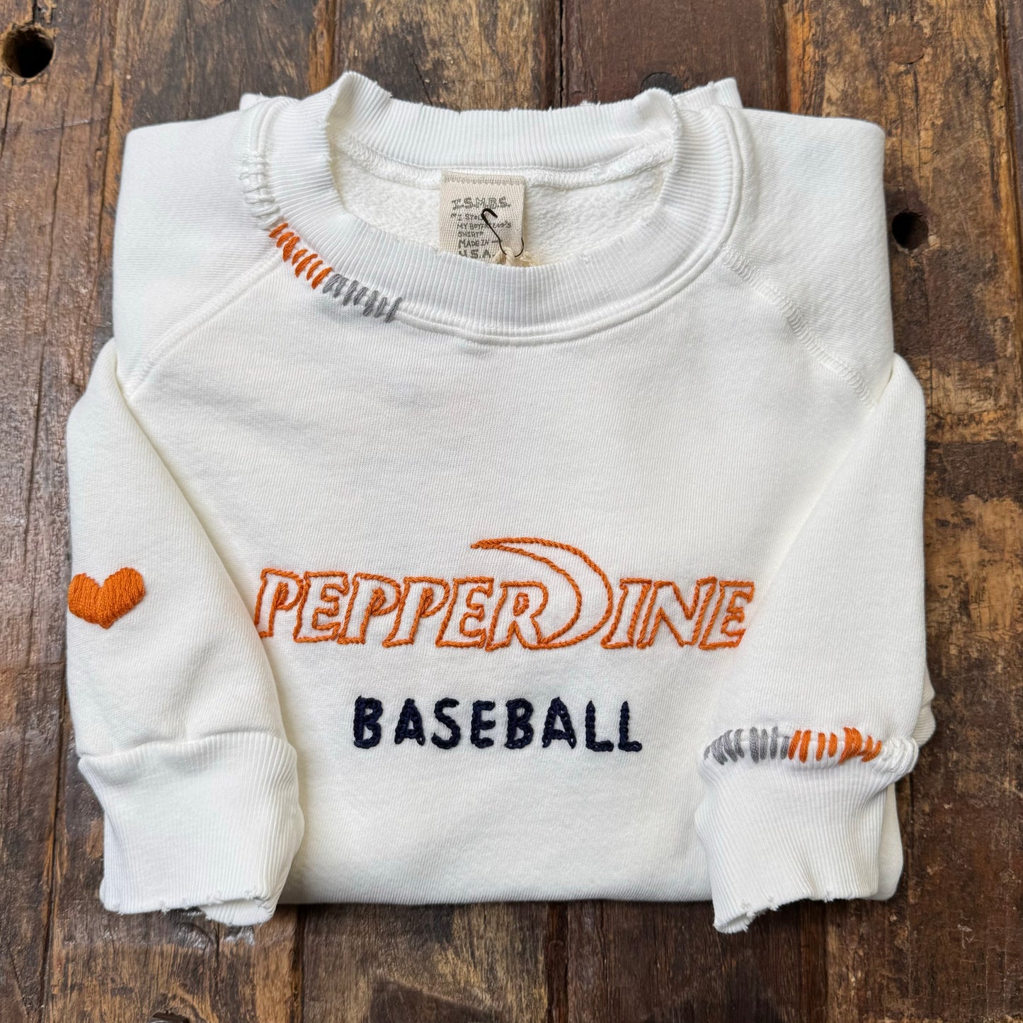 SPORTS TEAM PERSONALIZED HAND EMBROIDERY ON CHEST (19 Colors)