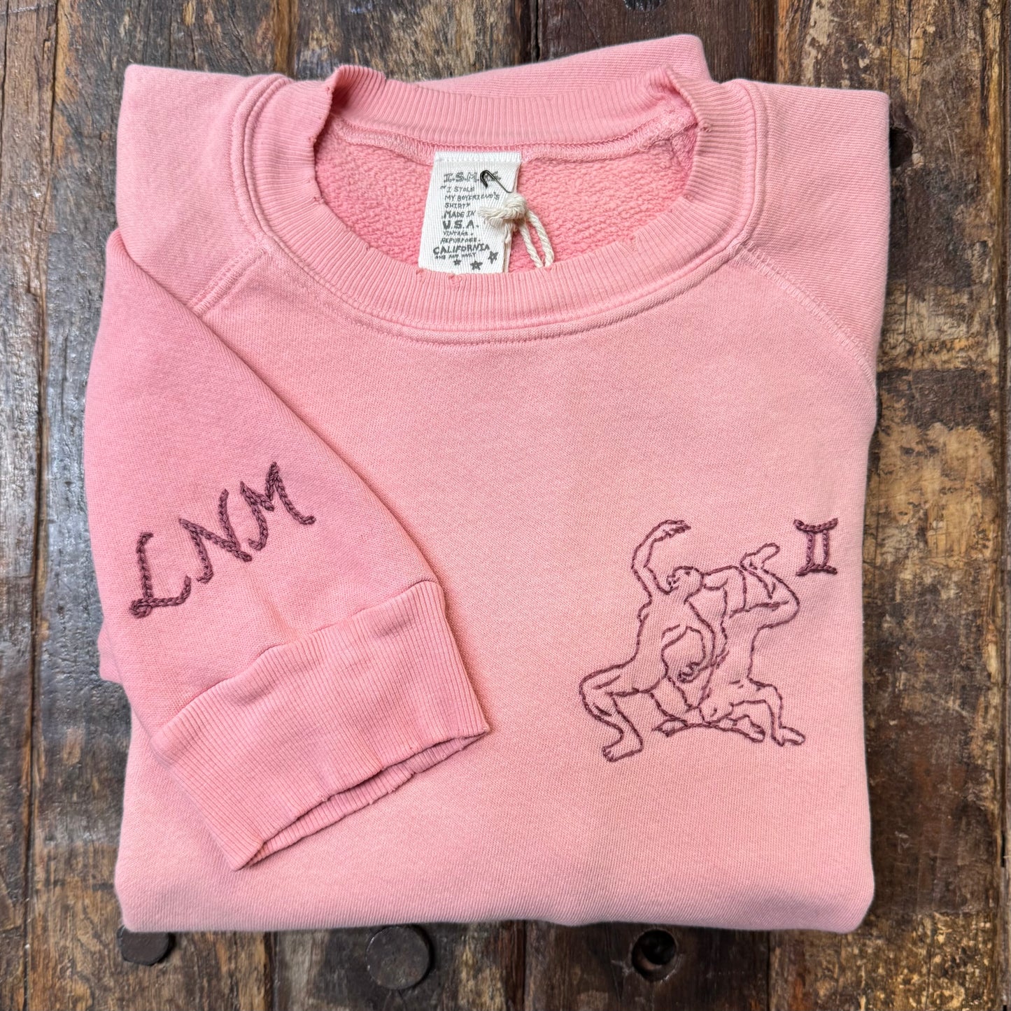 Choose Your Horoscope with your Initial Sweatshirts (16Colors)