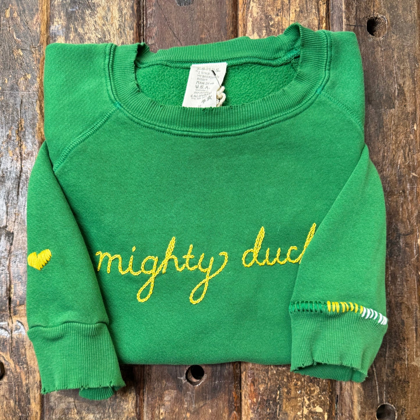 SPORTS TEAM PERSONALIZED HAND EMBROIDERY ON CHEST (19 Colors)