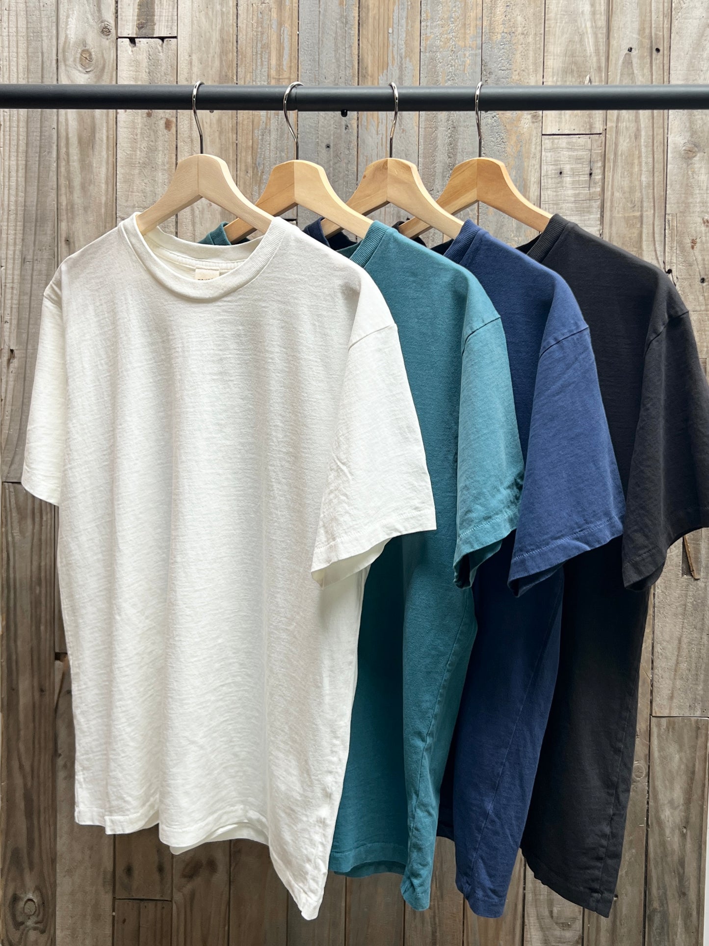 BOYFRIEND S/S TEE PACK WITH CUSTOM HAND EMBROIDERY (4 Colors)