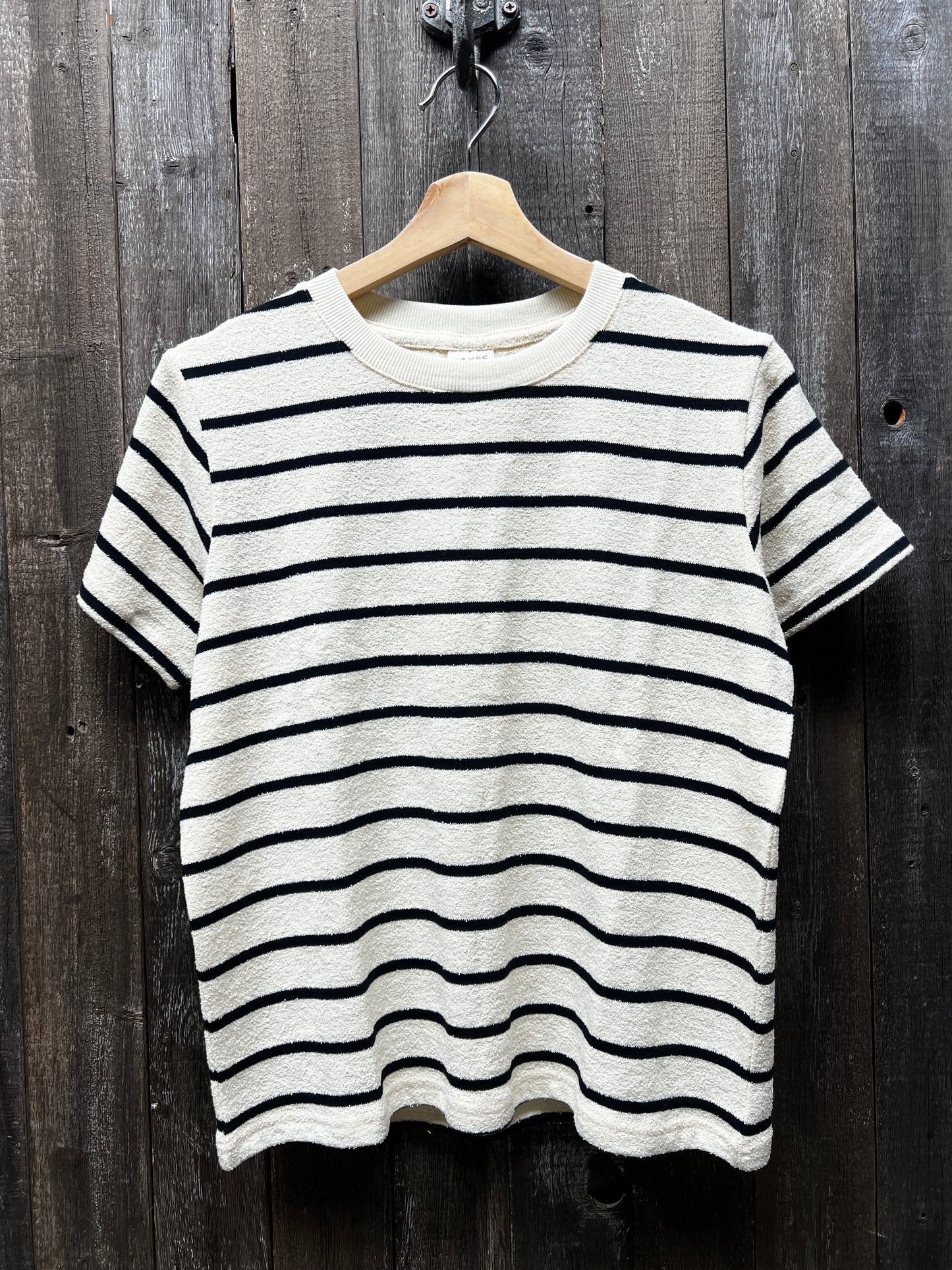 TERRY TEE -CUSTOM HAND EMBROIDERY(4 Colors)