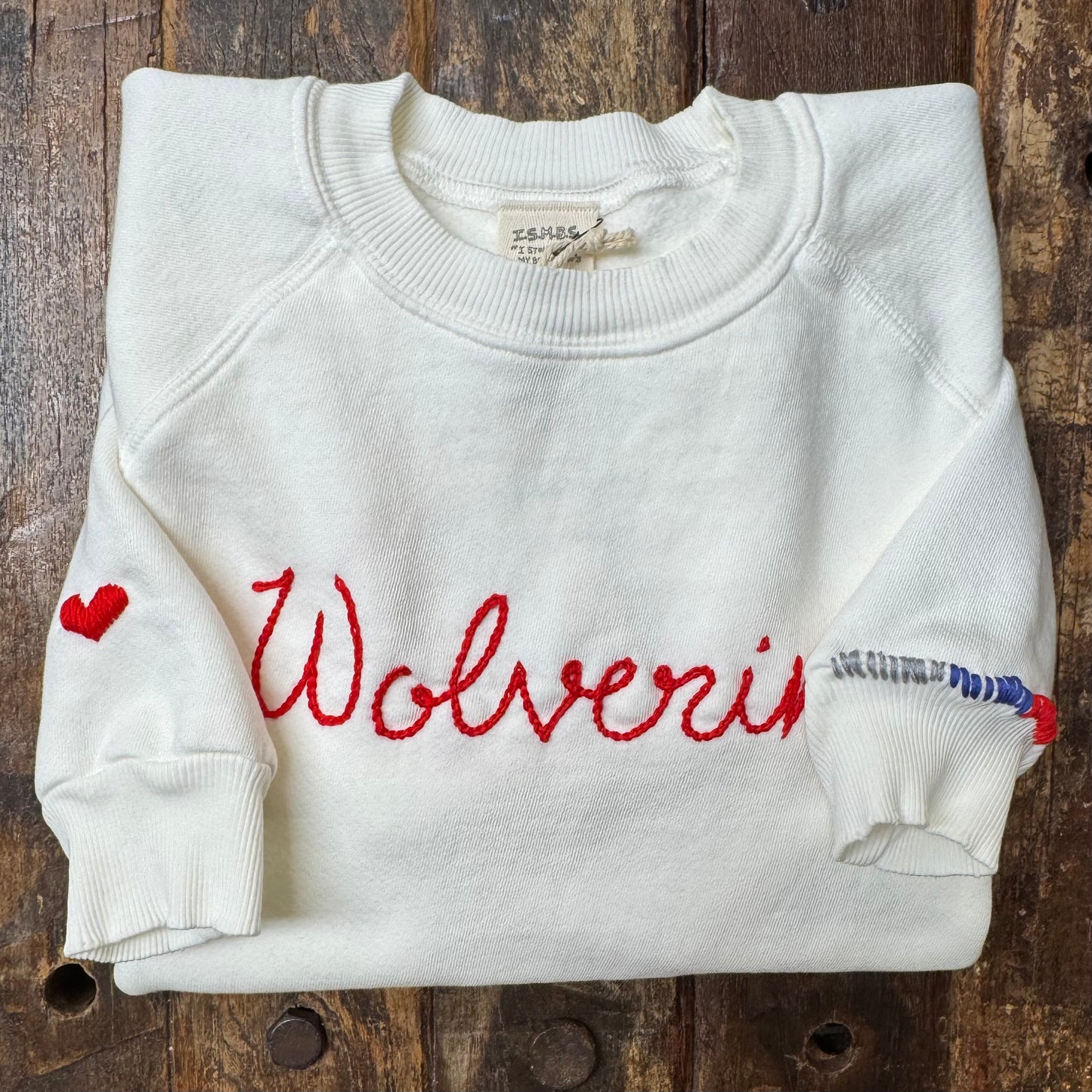 SPORTS TEAM PERSONALIZED HAND EMBROIDERY ON CHEST (19 Colors)