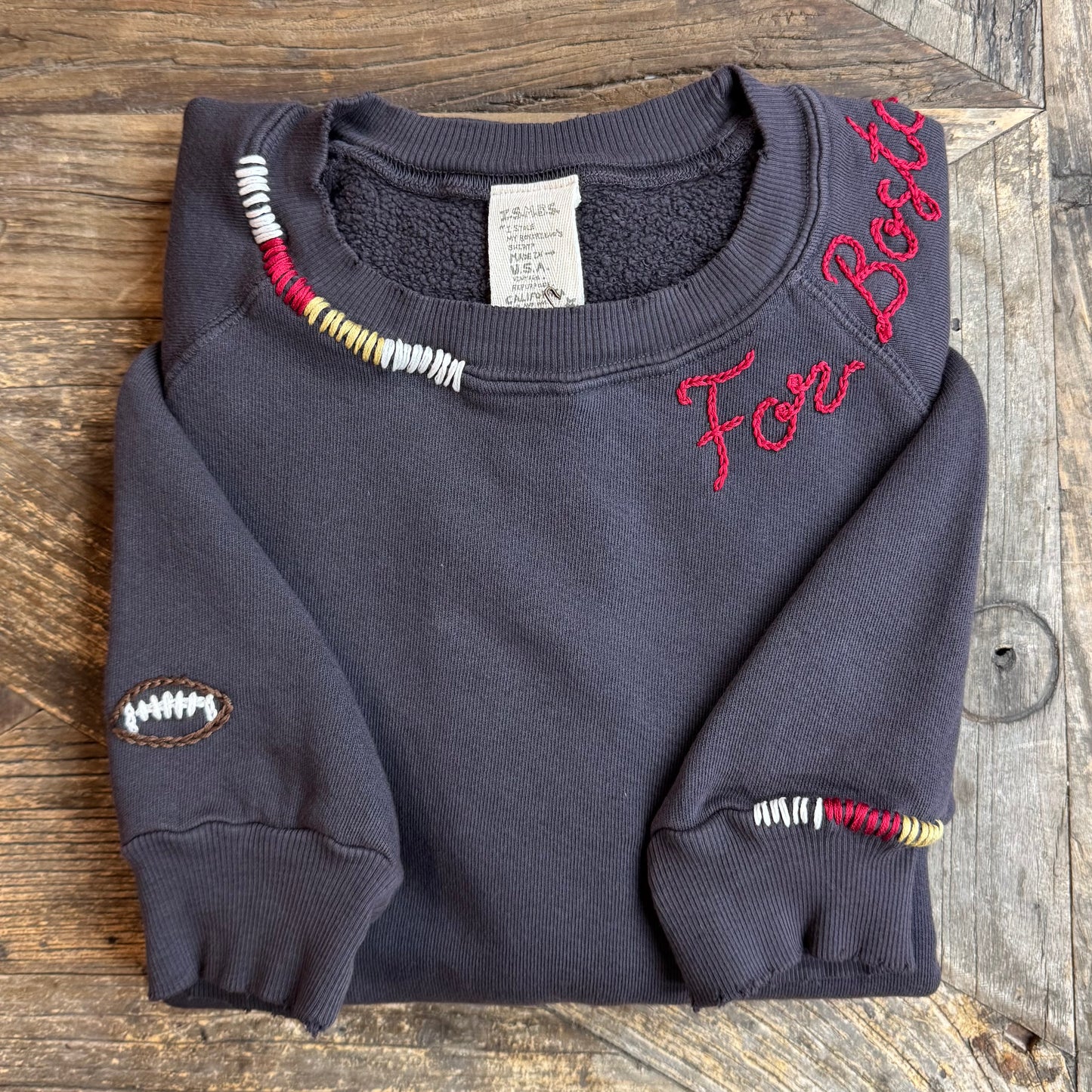 SPORTS TEAM PERSONALIZED HAND EMBROIDERY (21Colors)