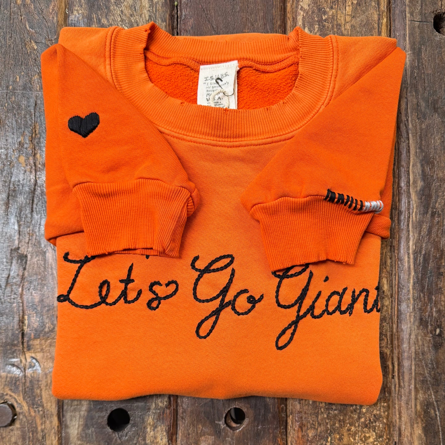 SPORTS TEAM PERSONALIZED HAND EMBROIDERY ON CHEST (19 Colors)