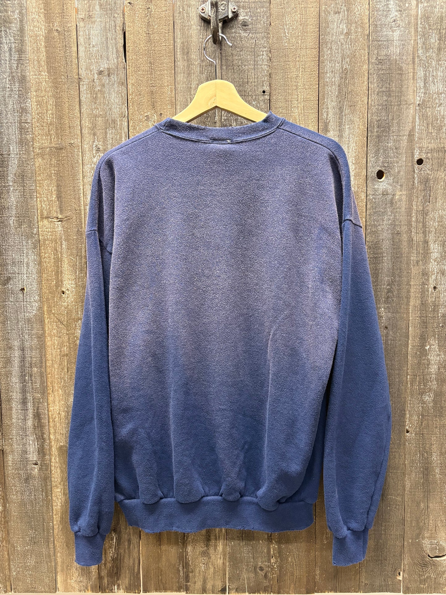 Vintage Michigan Sweatshirt -L-Customize Your Embroidery Wording