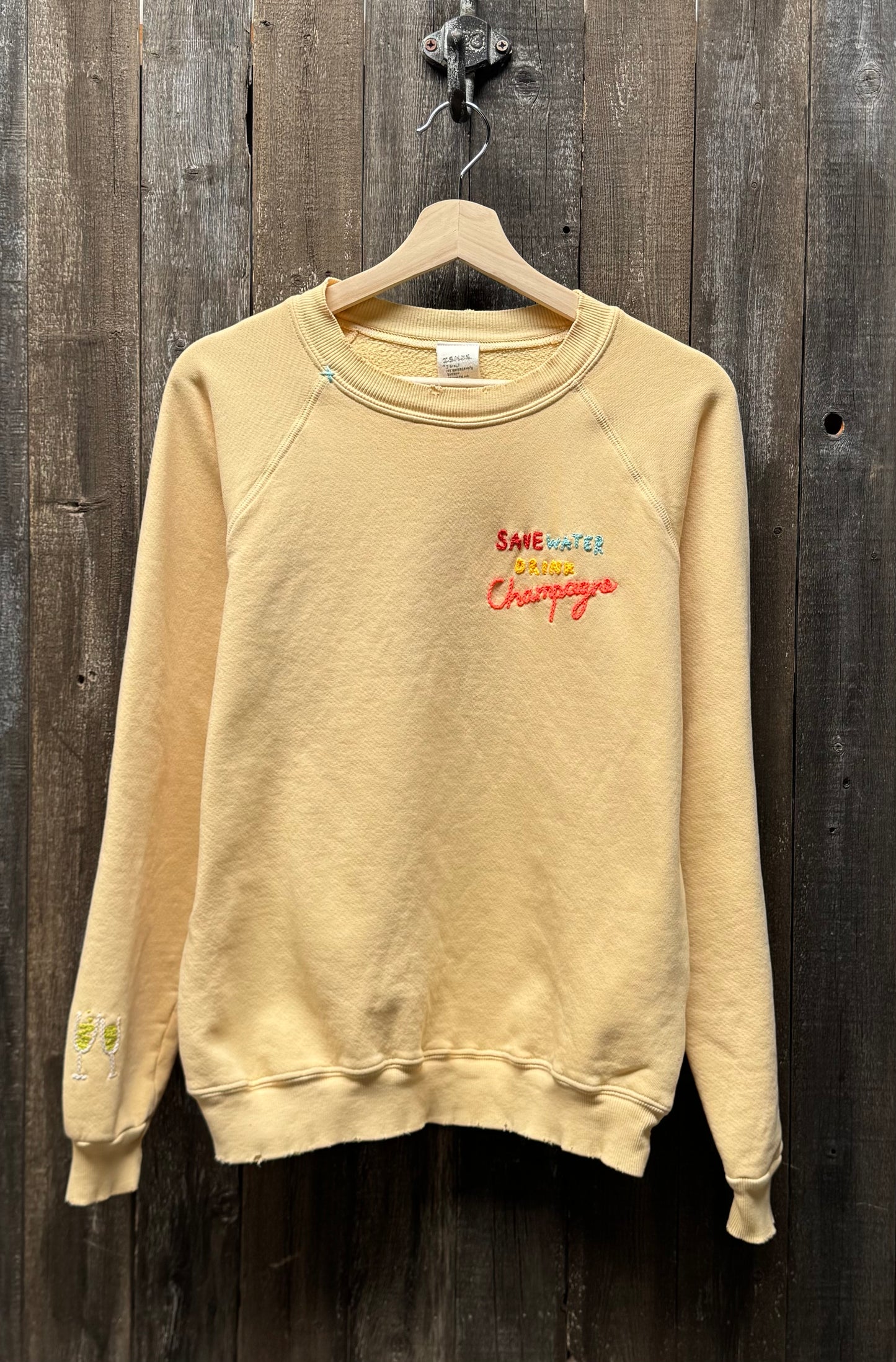 Save Water Drink Champagne Sweatshirt(11 Colors)