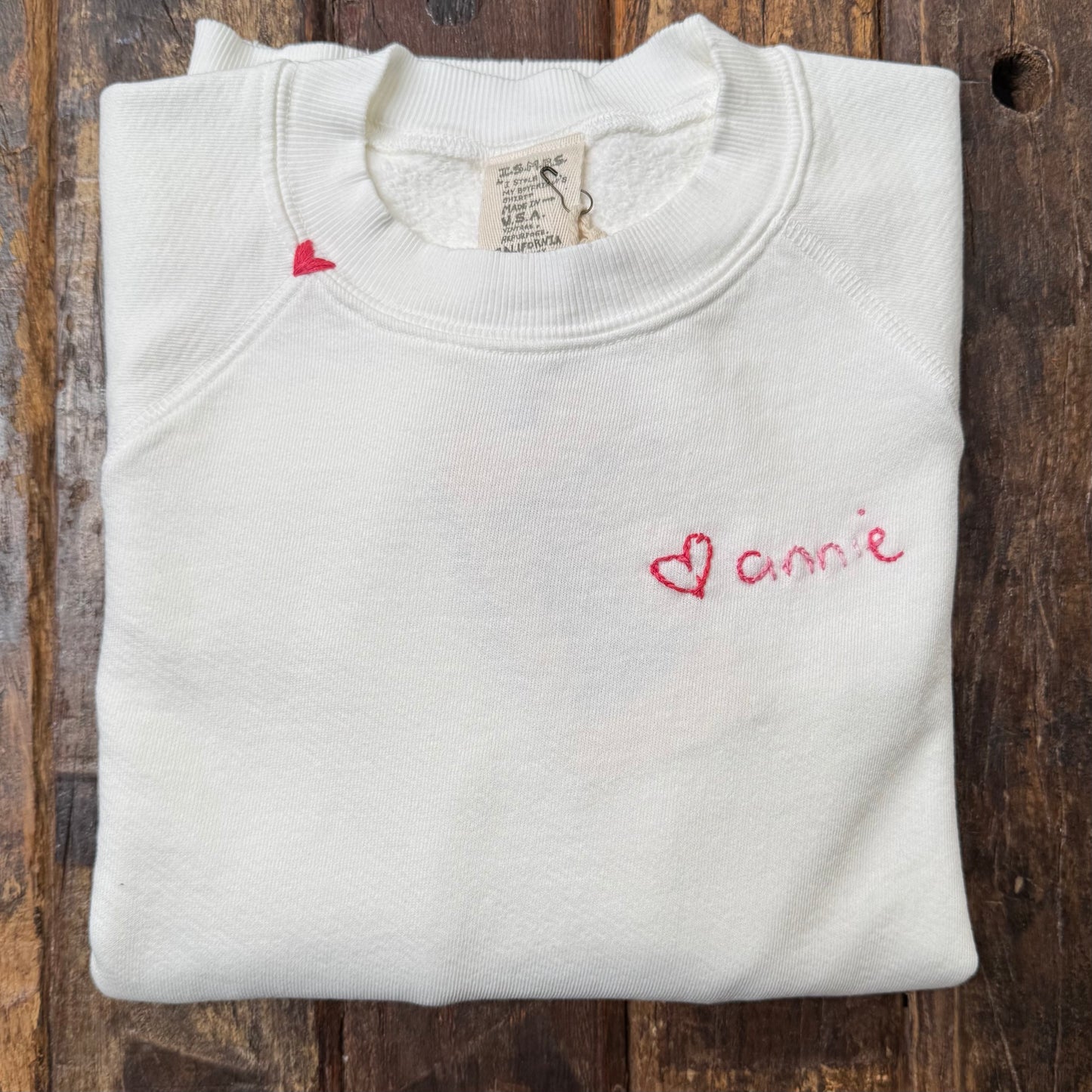 Translate Your Favorite Autograph into Embroidery Sweatshirt
