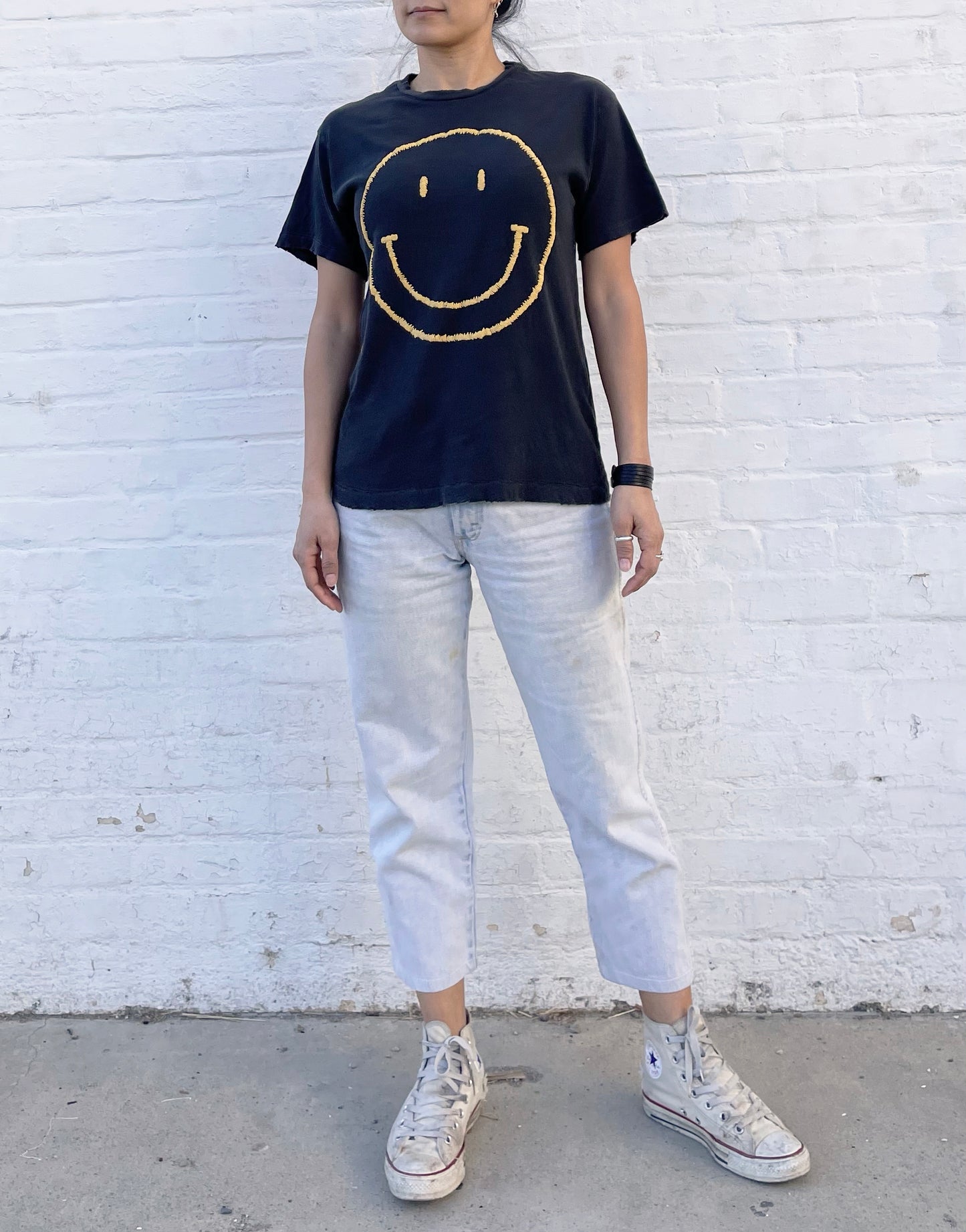 DUSTY GARDEN BOYFRIEND S/S TEE PACK WITH CUSTOM HAND EMBROIDERY (3 Colors)