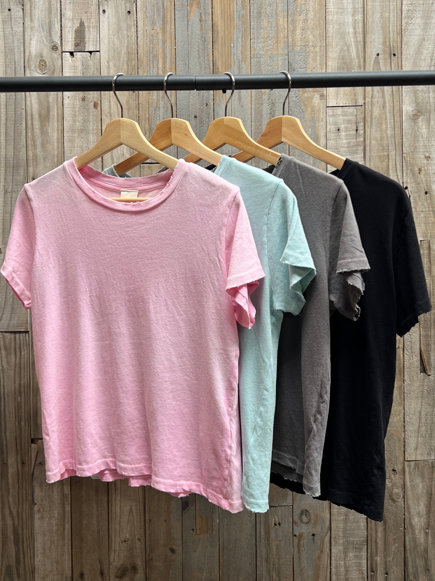 VINTAGE CLOUD S/S TEE PACK WITH CUSTOM HAND EMBROIDERY (4 Colors)