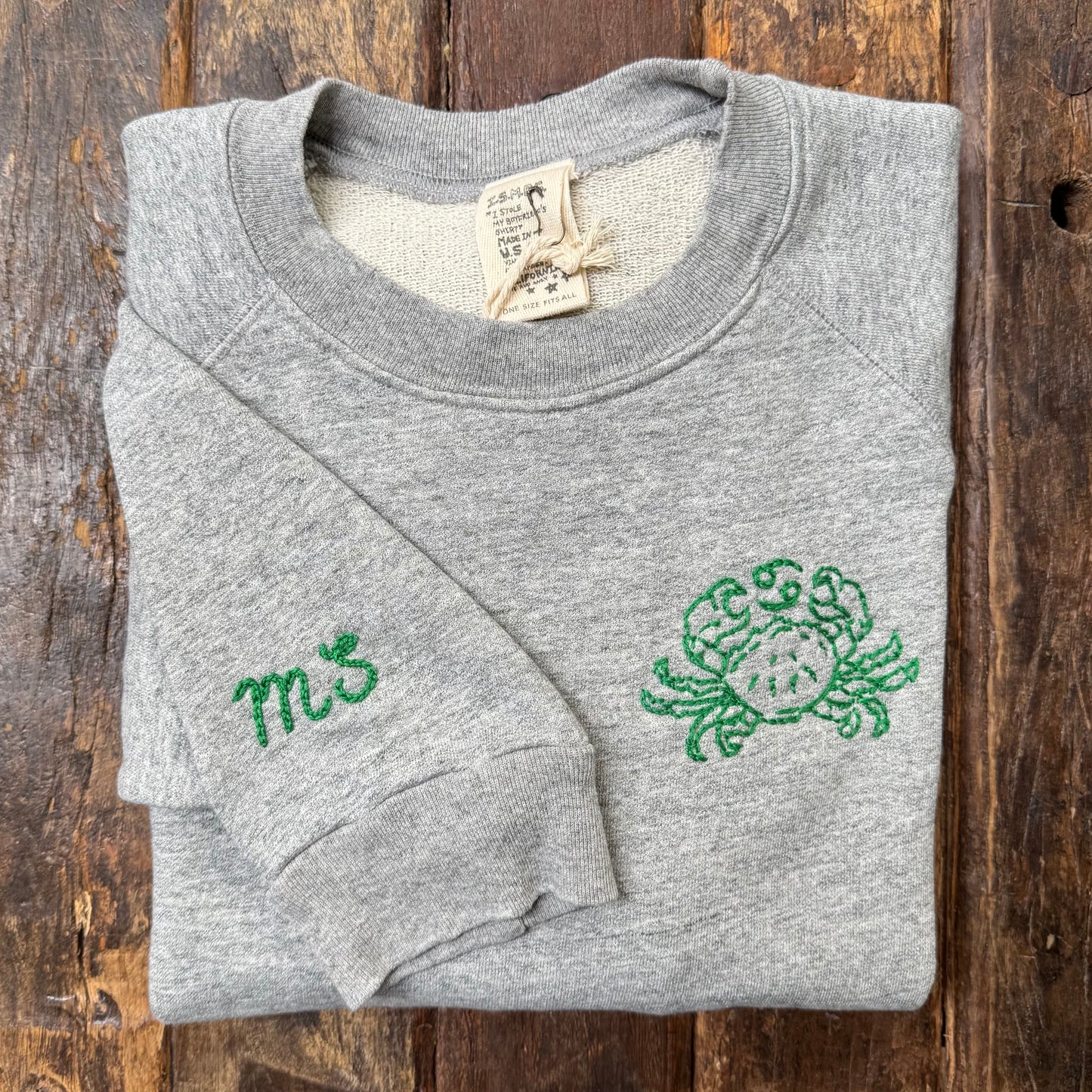 Choose Your Horoscope with your Initial Sweatshirts (16Colors)