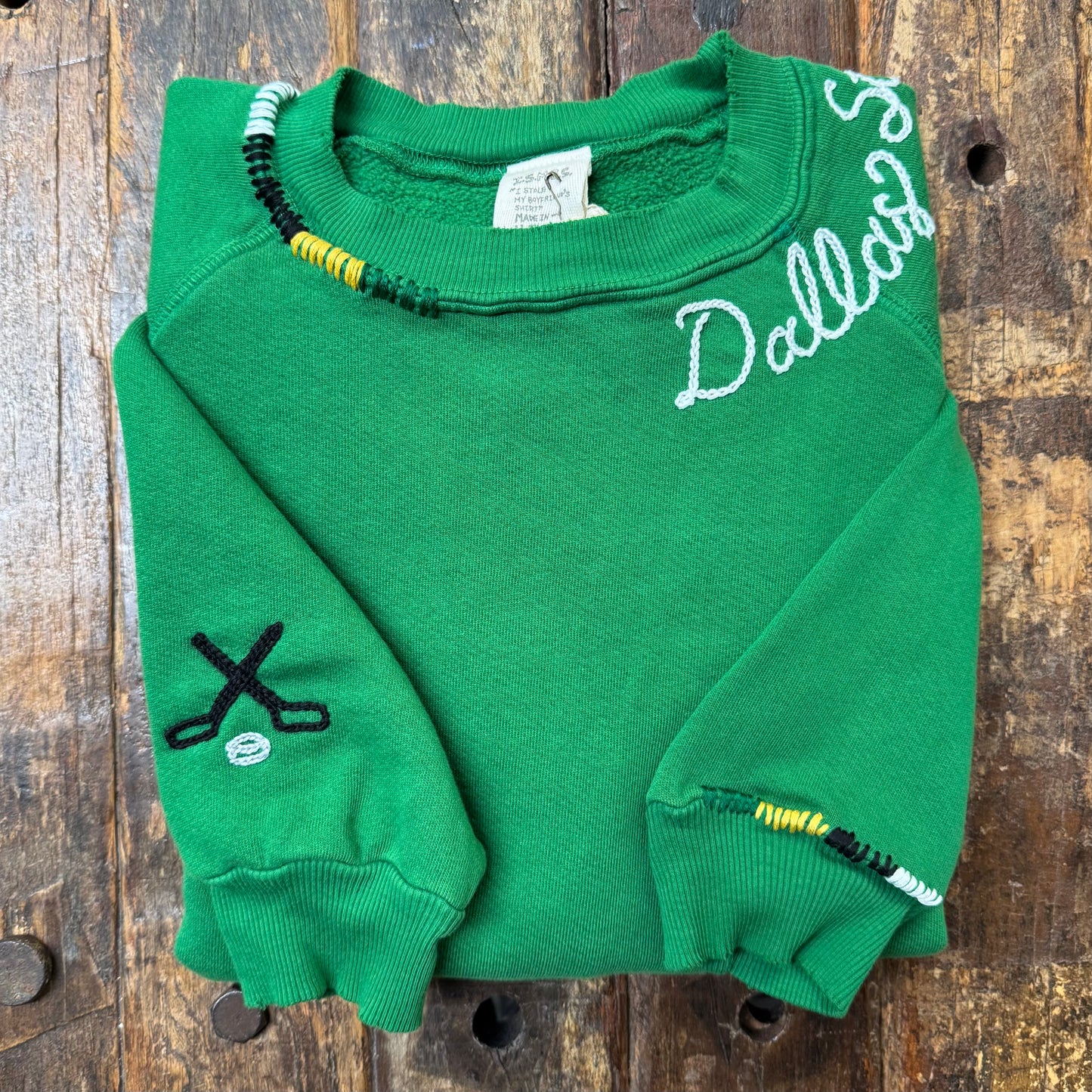 SPORTS TEAM PERSONALIZED HAND EMBROIDERY (21Colors)