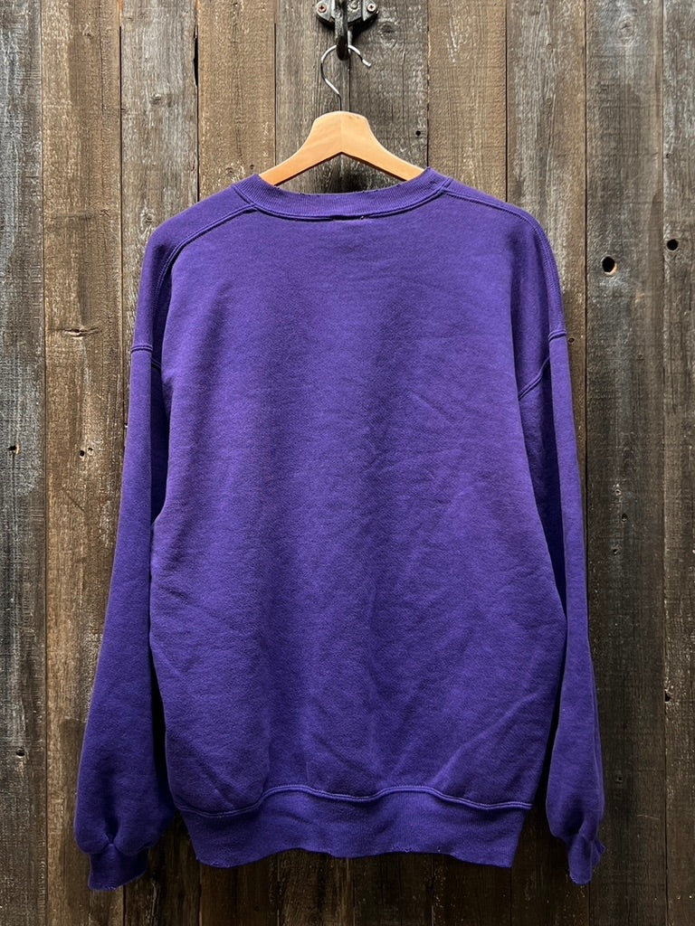 Vintage Minnesota Vikings Sweatshirt -L/XL-Customize Your Embroidery Wording
