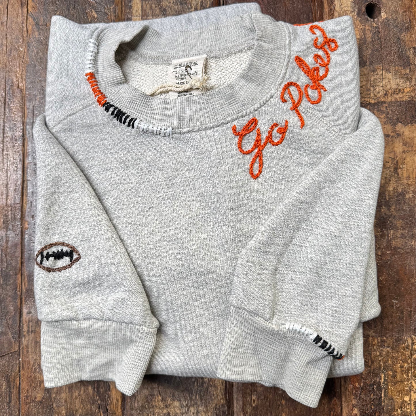 SPORTS TEAM PERSONALIZED HAND EMBROIDERY (21Colors)