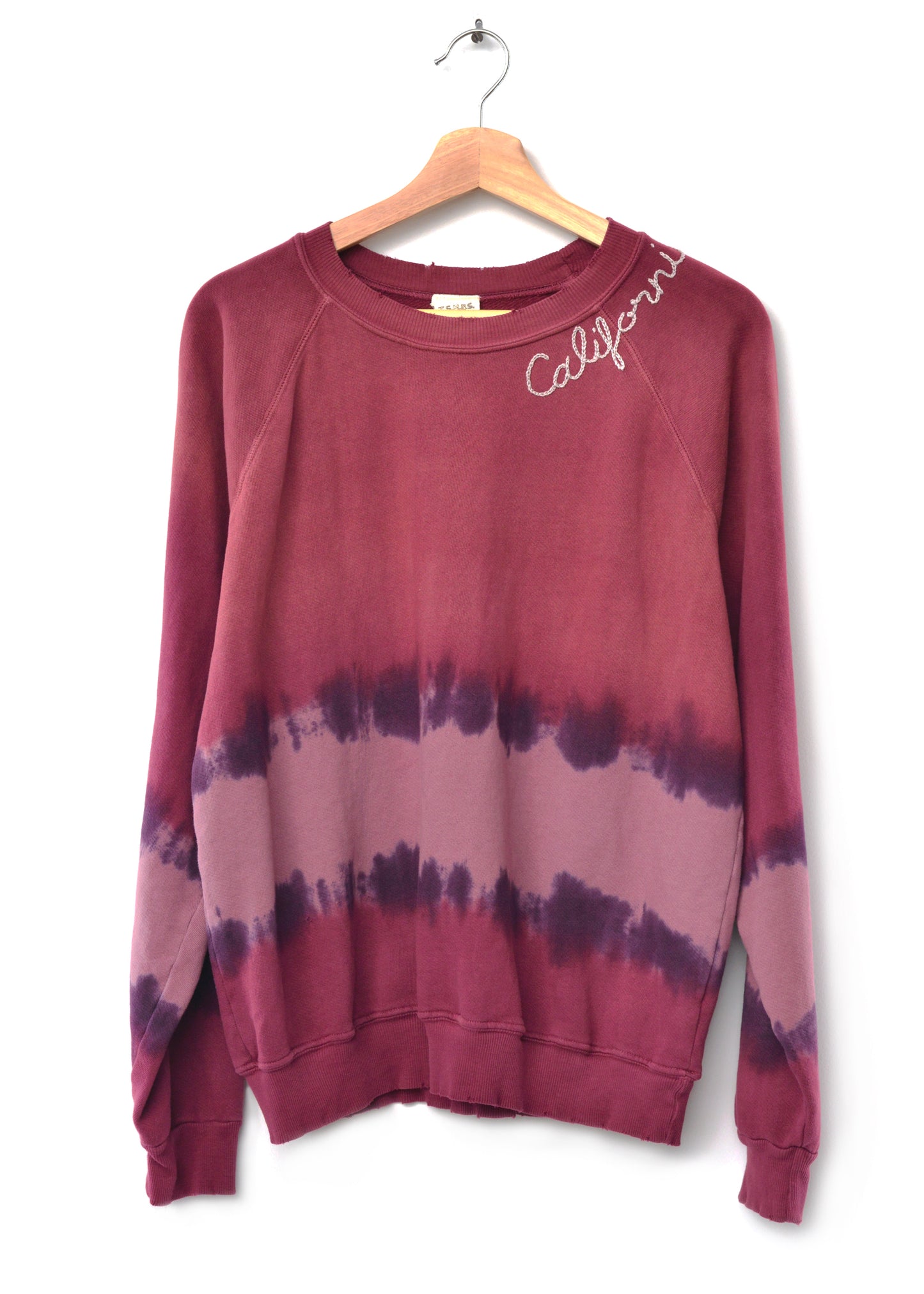 GEMSTONE SWEATSHIRT WITH PERSONALIZED HAND EMBROIDERY(5Colors)