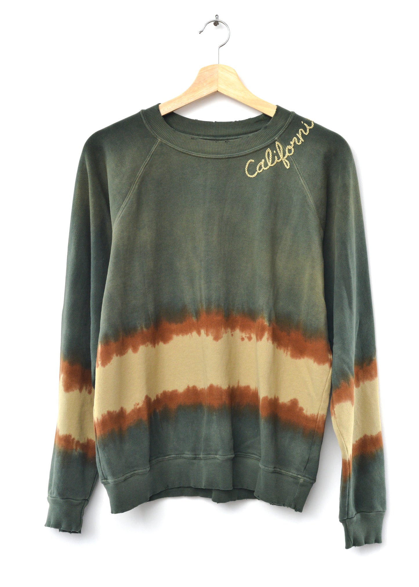 GEMSTONE SWEATSHIRT WITH PERSONALIZED HAND EMBROIDERY(5Colors)