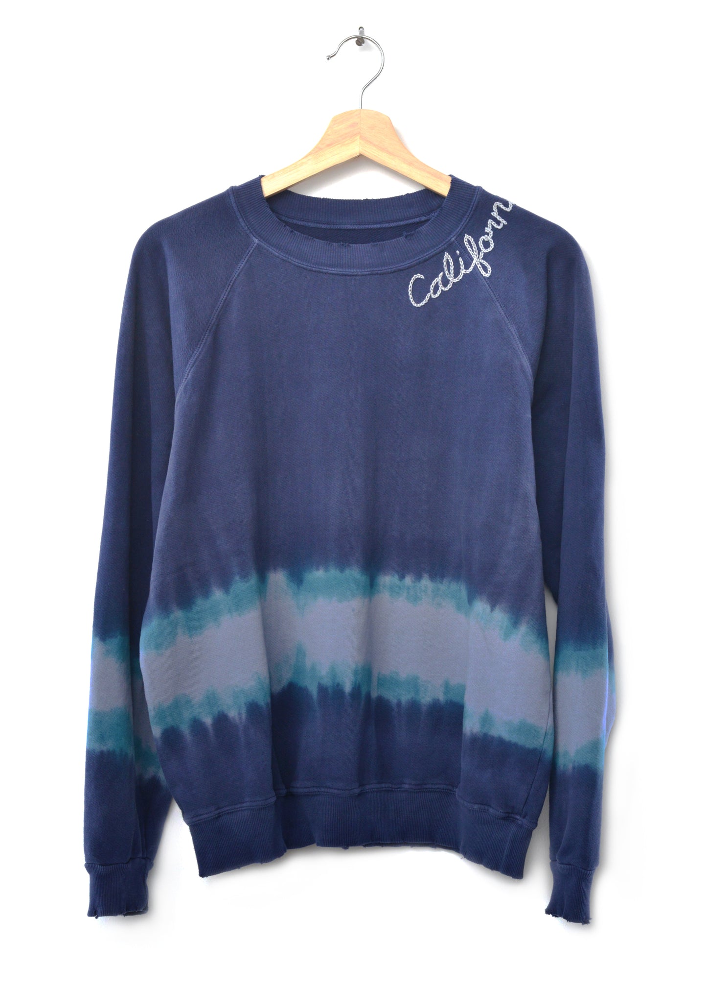 GEMSTONE SWEATSHIRT WITH PERSONALIZED HAND EMBROIDERY(5Colors)