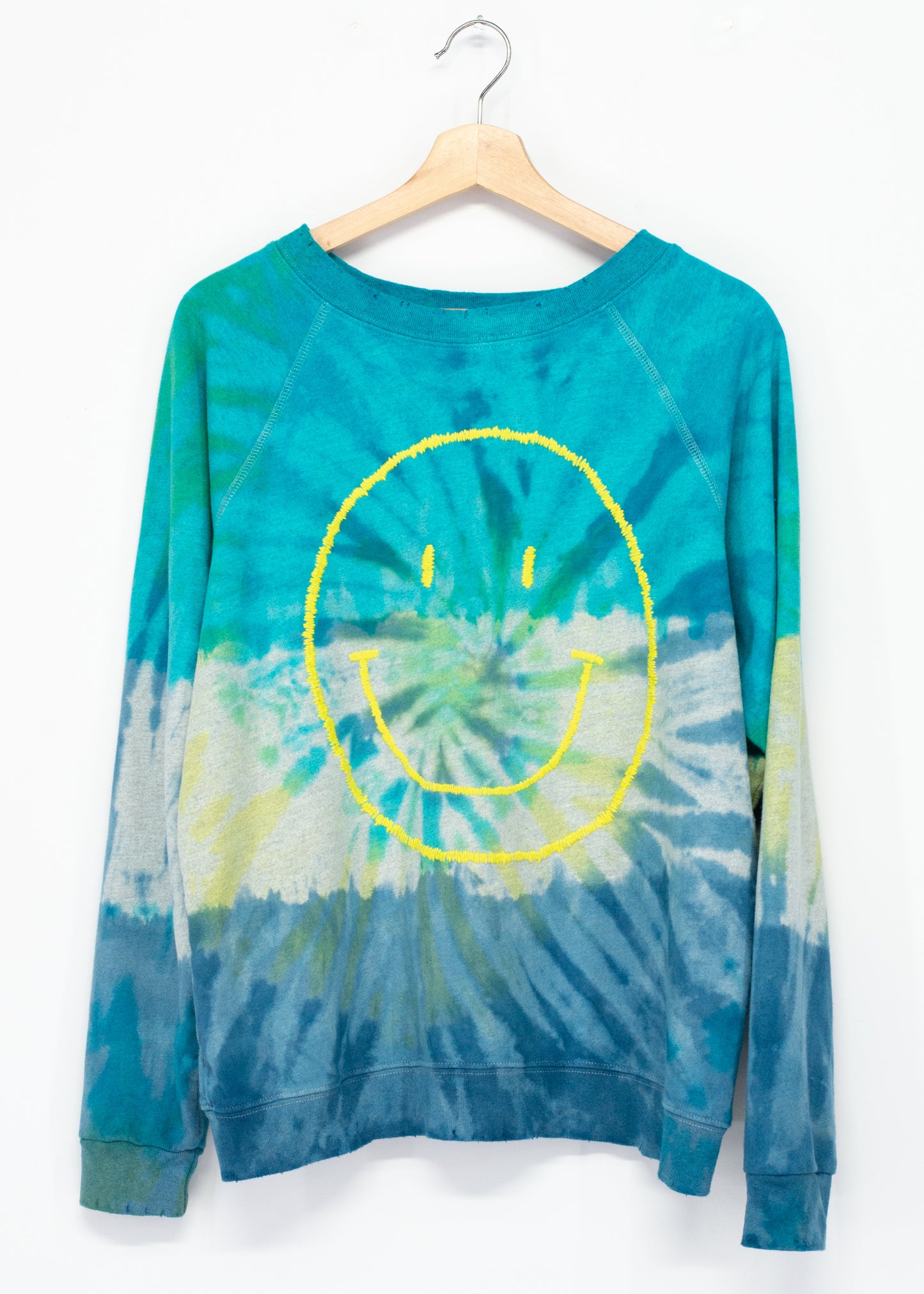 Prismatic Big Smiley Face Sweatshirt - XS/S