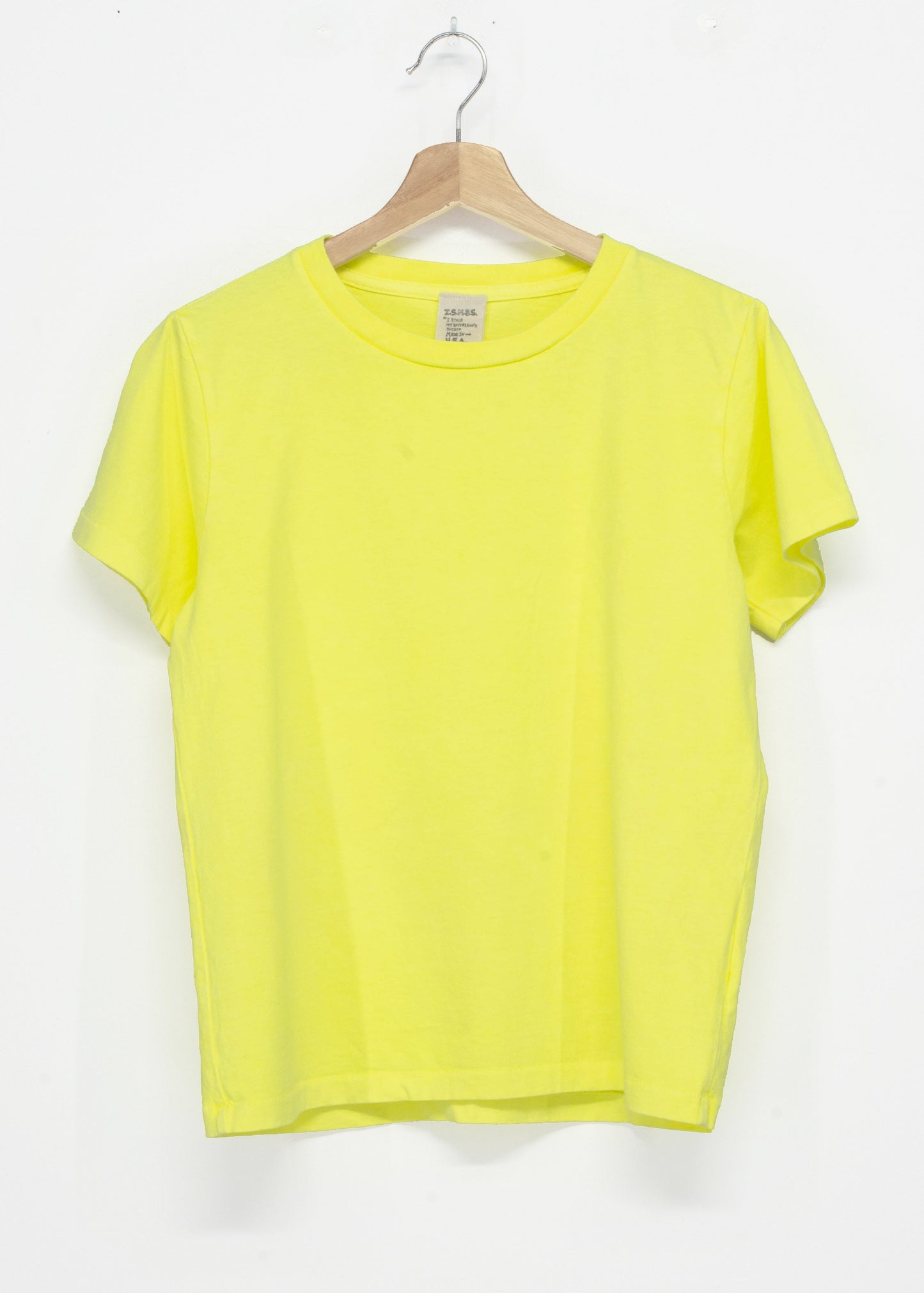 Good Vibes 23 S/S TEE WITH PERSONALIZED HAND EMBROIDERY(6 Colors)
