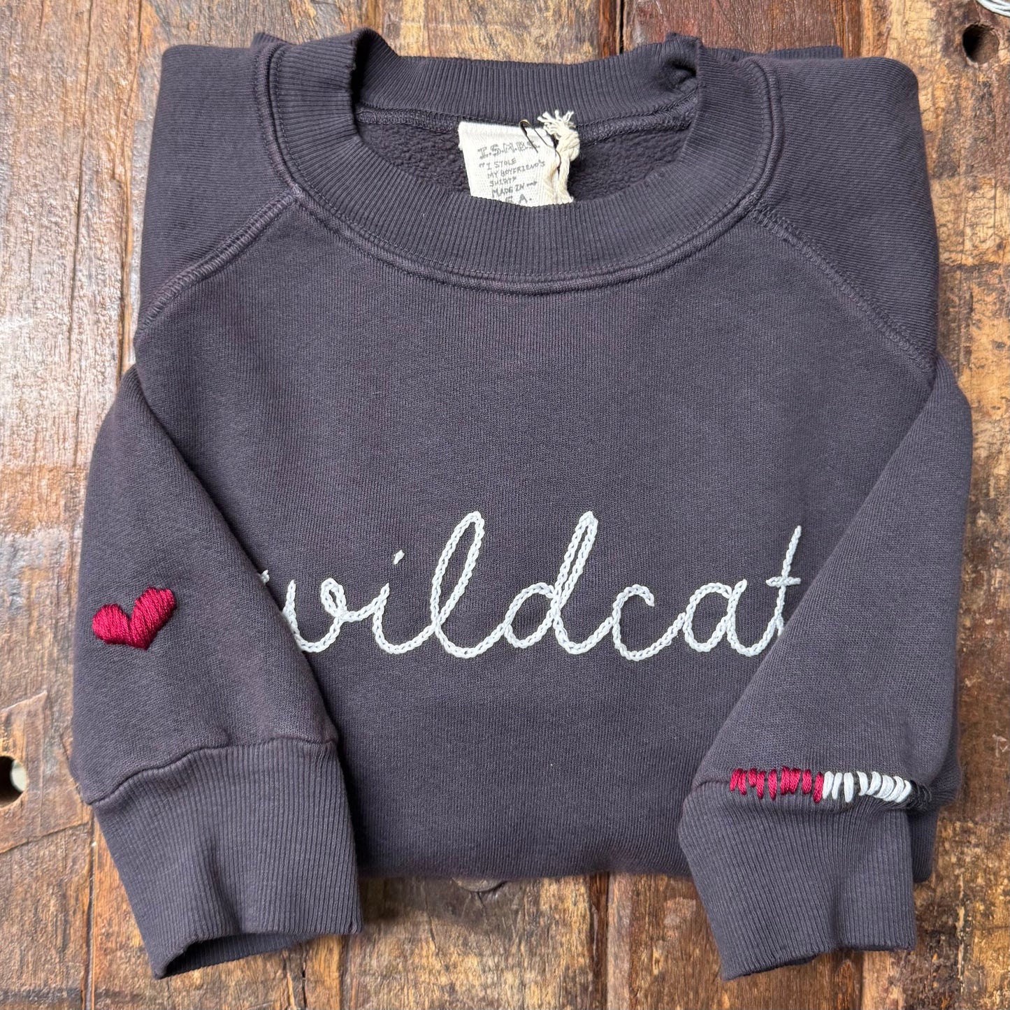 SPORTS TEAM PERSONALIZED HAND EMBROIDERY ON CHEST (19 Colors)