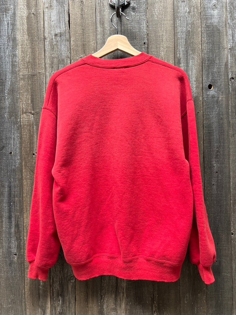 Vintage Wisconsin Sweatshirt -M/L-Customize Your Embroidery Wording