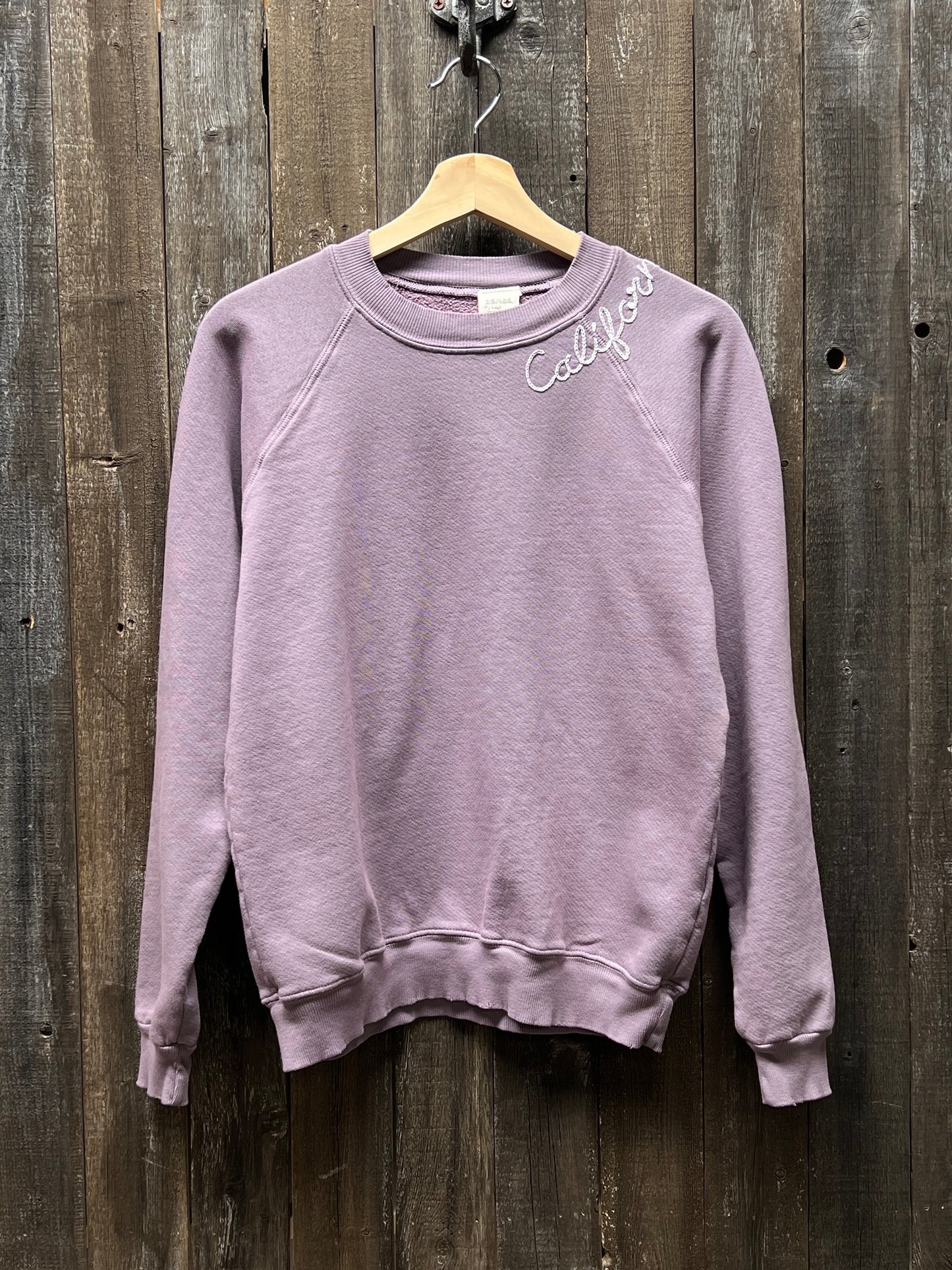 RAINBOW BLOOM SWEATSHIRT WITH CUSTOM HAND EMBROIDERY(6 Colors)